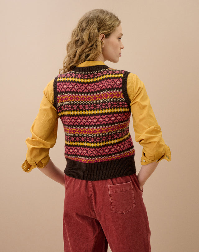 Wool Fair Isle Tank