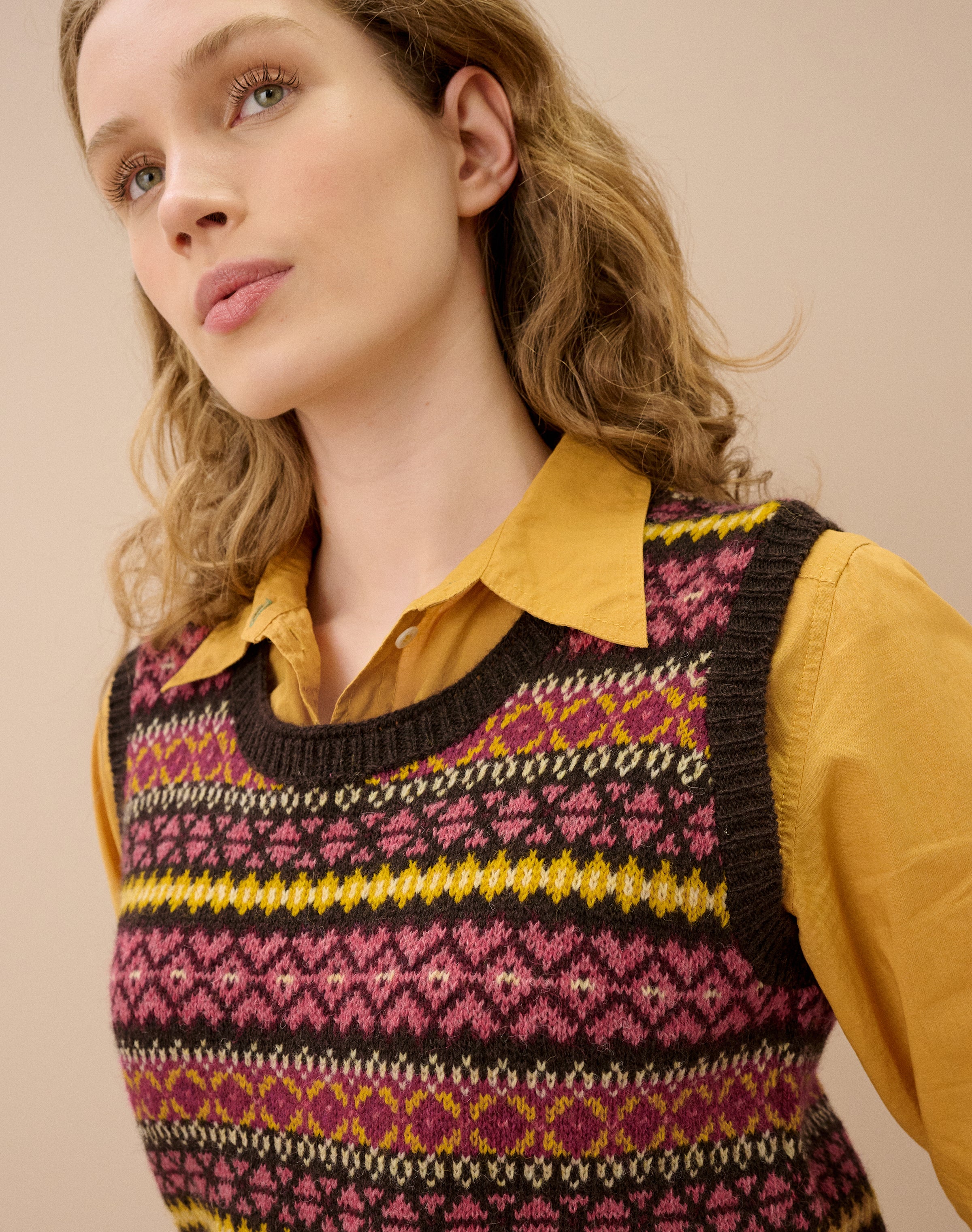 Wool Fair Isle Tank