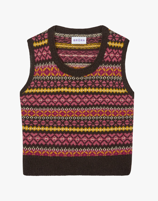 Wool Fair Isle Tank