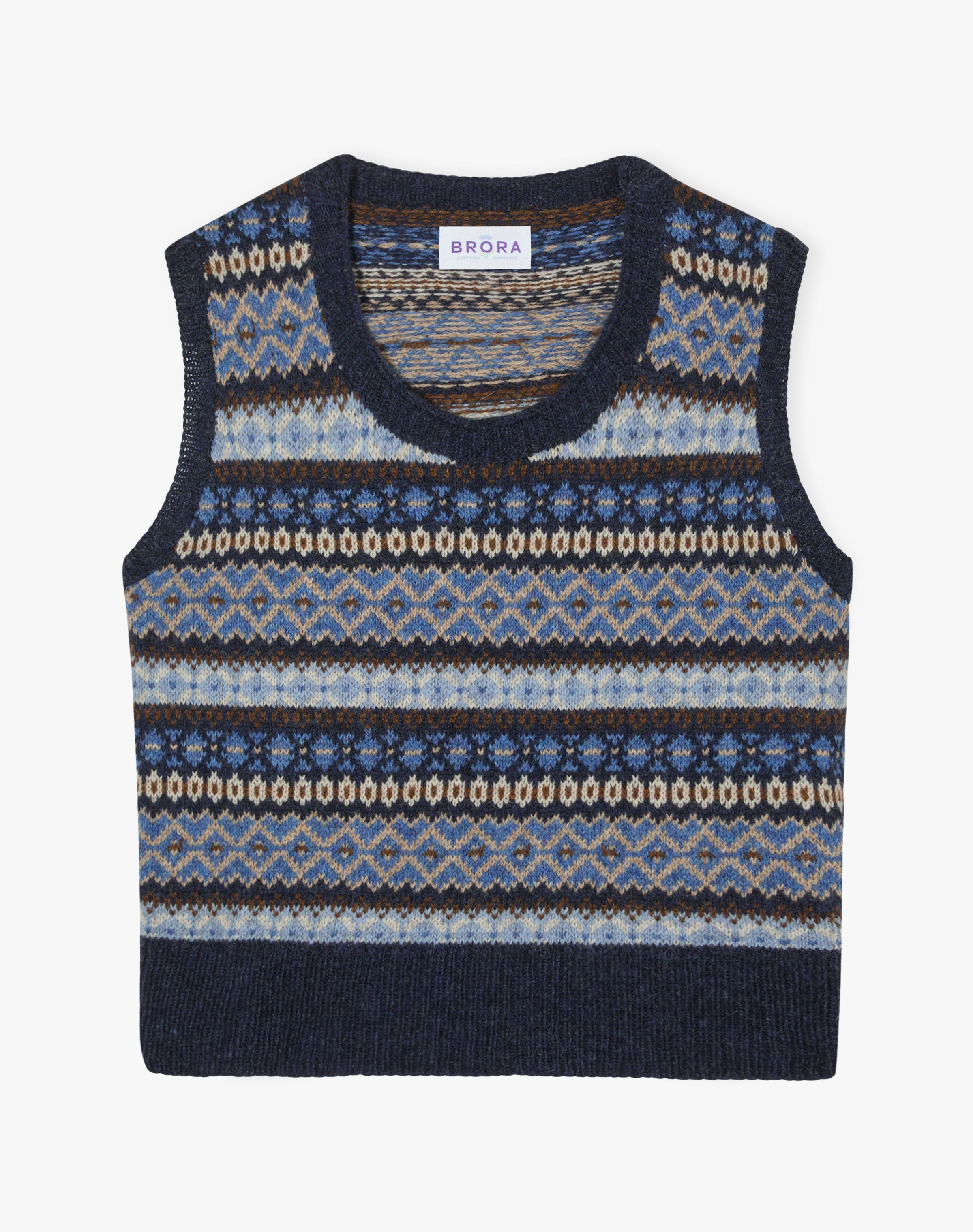 Wool Fair Isle Tank