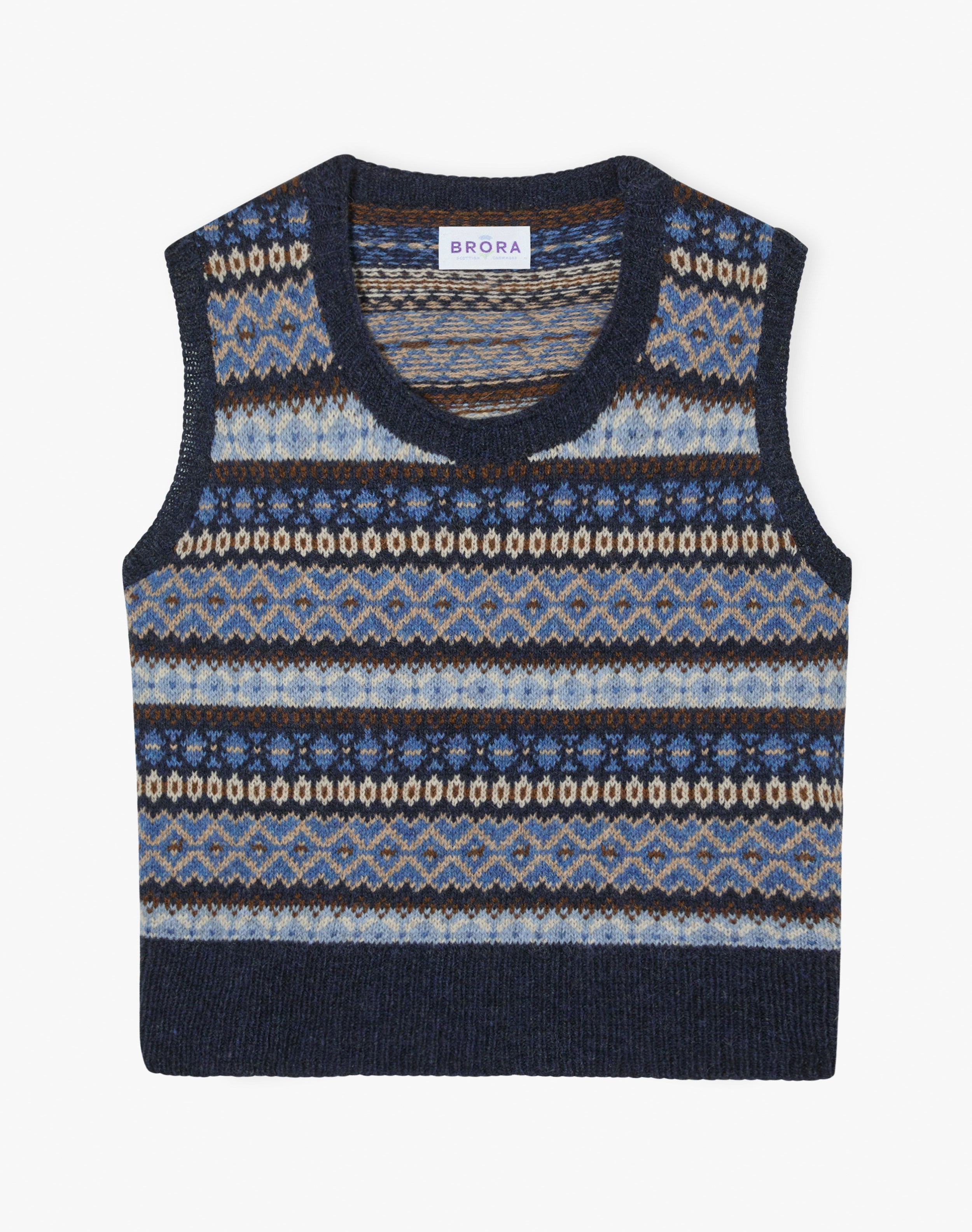 Wool Fair Isle Tank