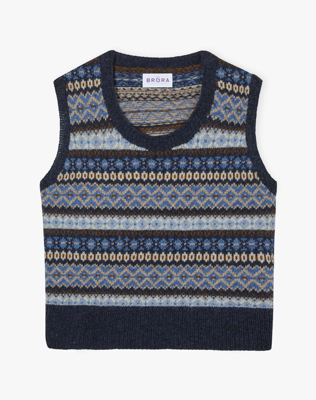 Wool Fair Isle Tank