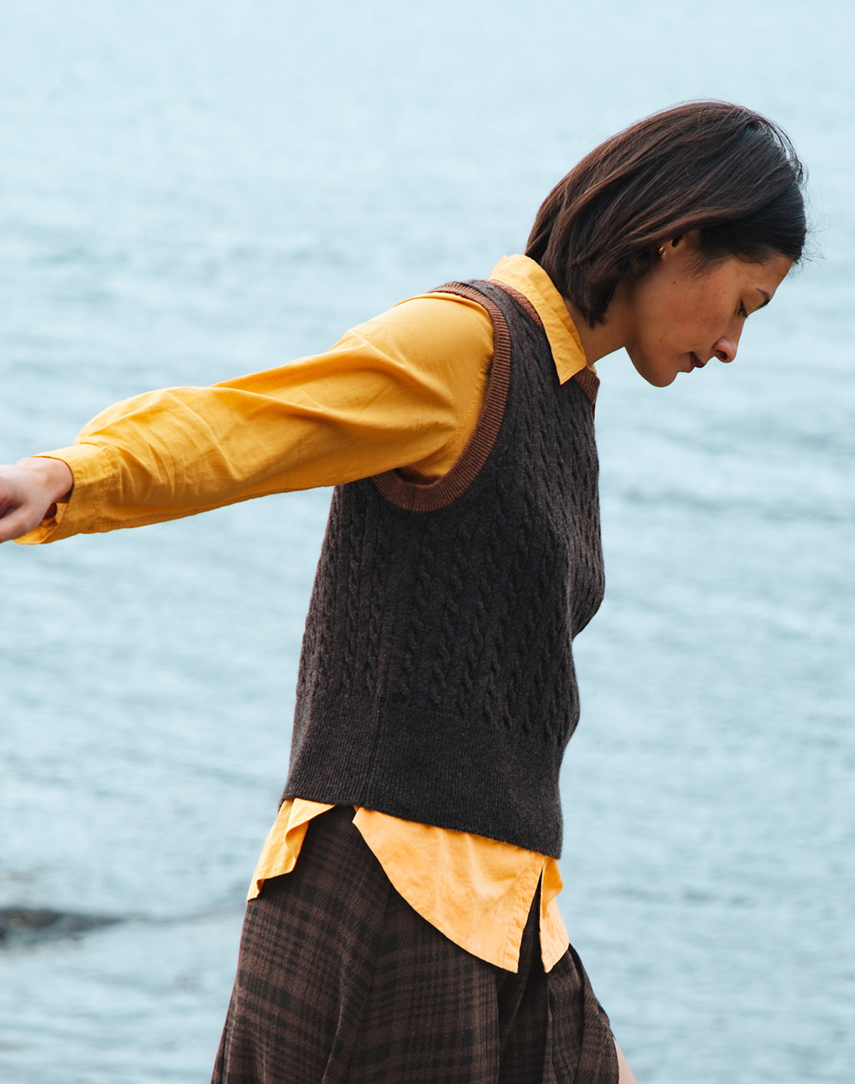 Supersoft Lambswool Cable Tank