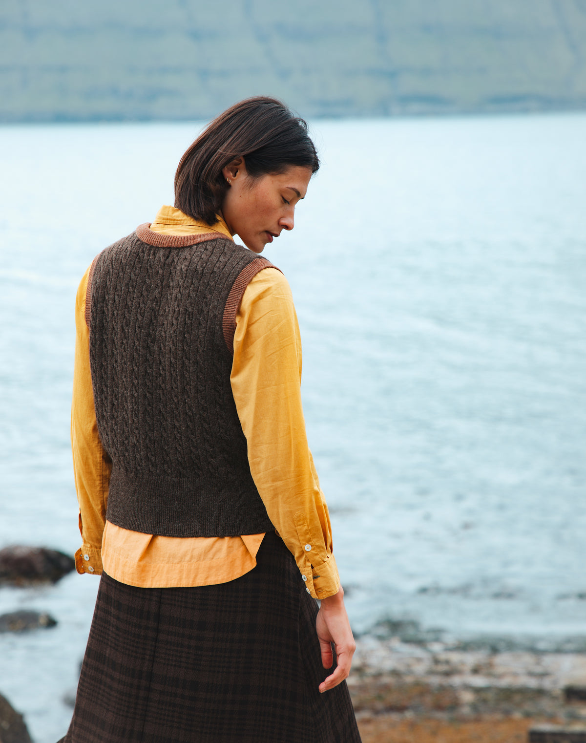 Supersoft Lambswool Cable Tank