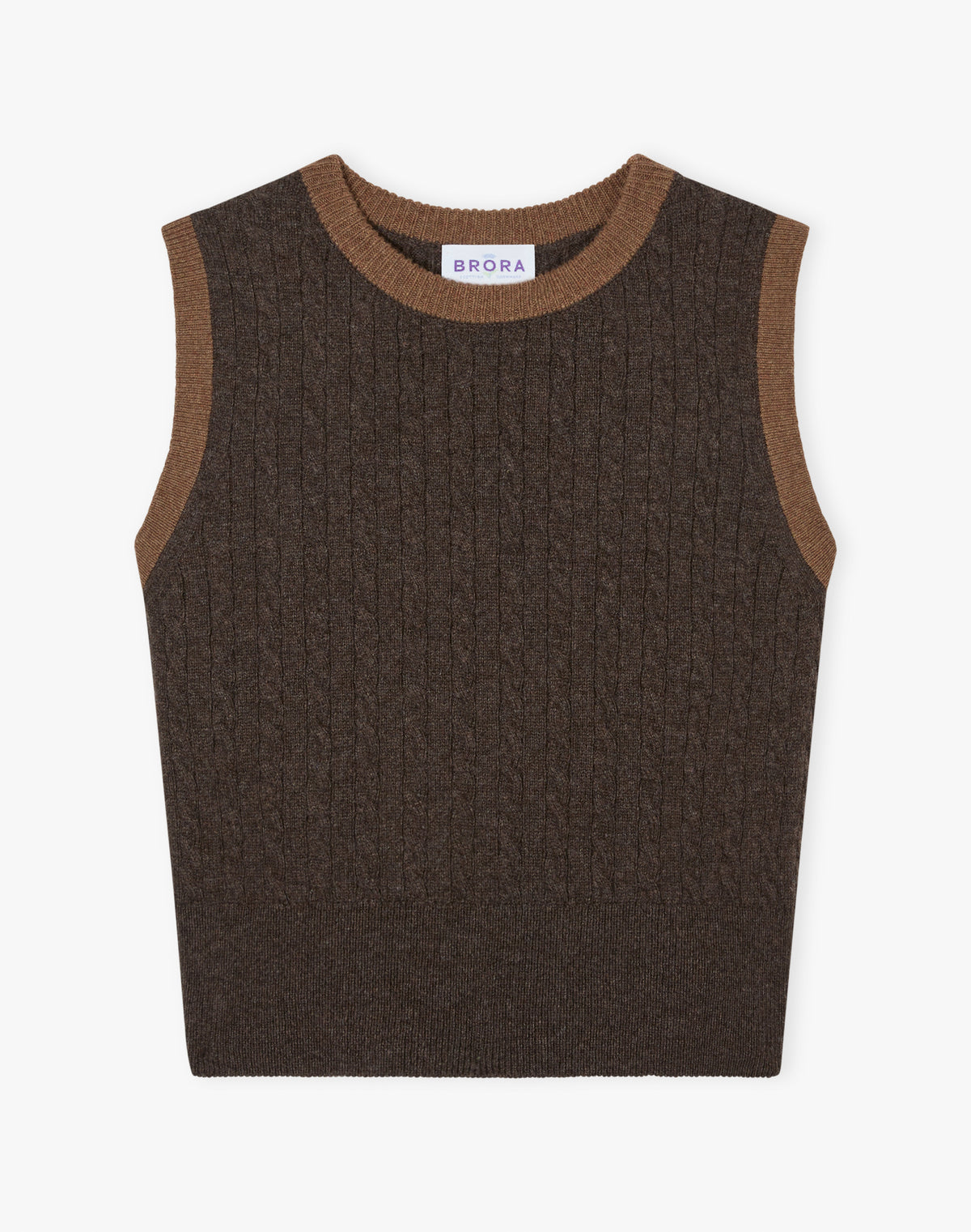 Supersoft Lambswool Cable Tank
