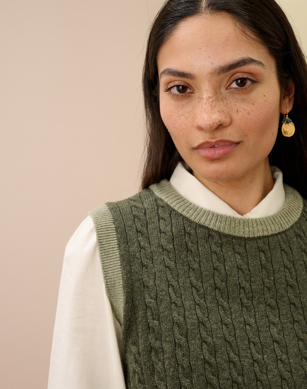Supersoft Lambswool Cable Tank