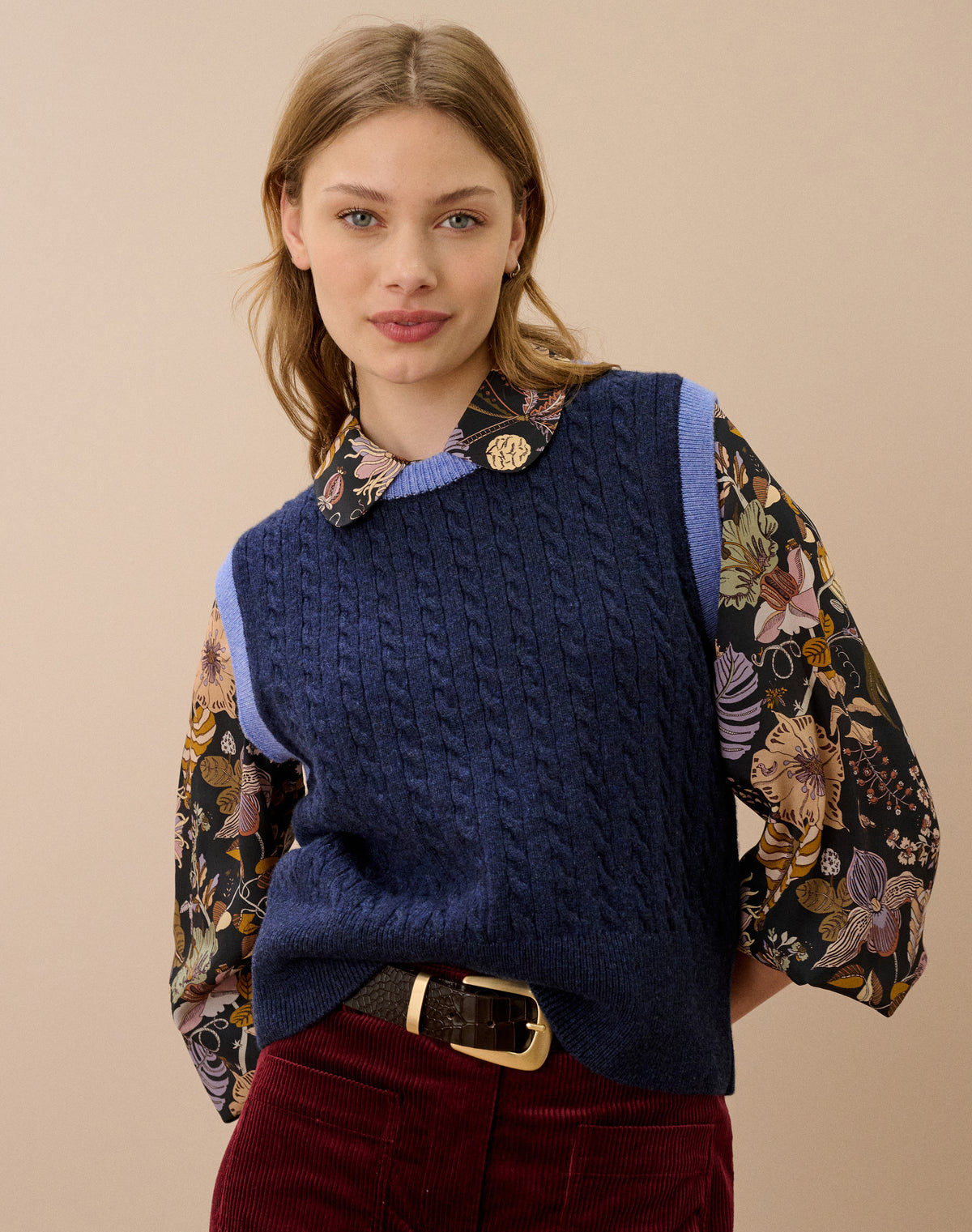 Supersoft Lambswool Cable Tank