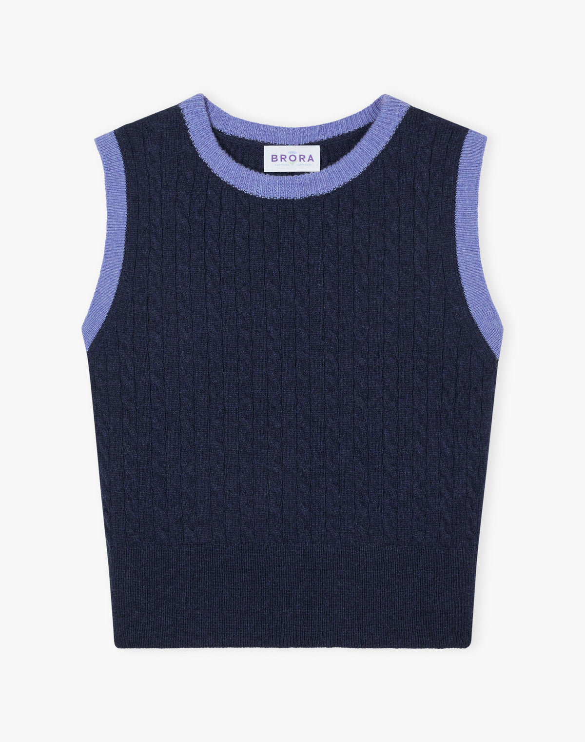 Supersoft Lambswool Cable Tank
