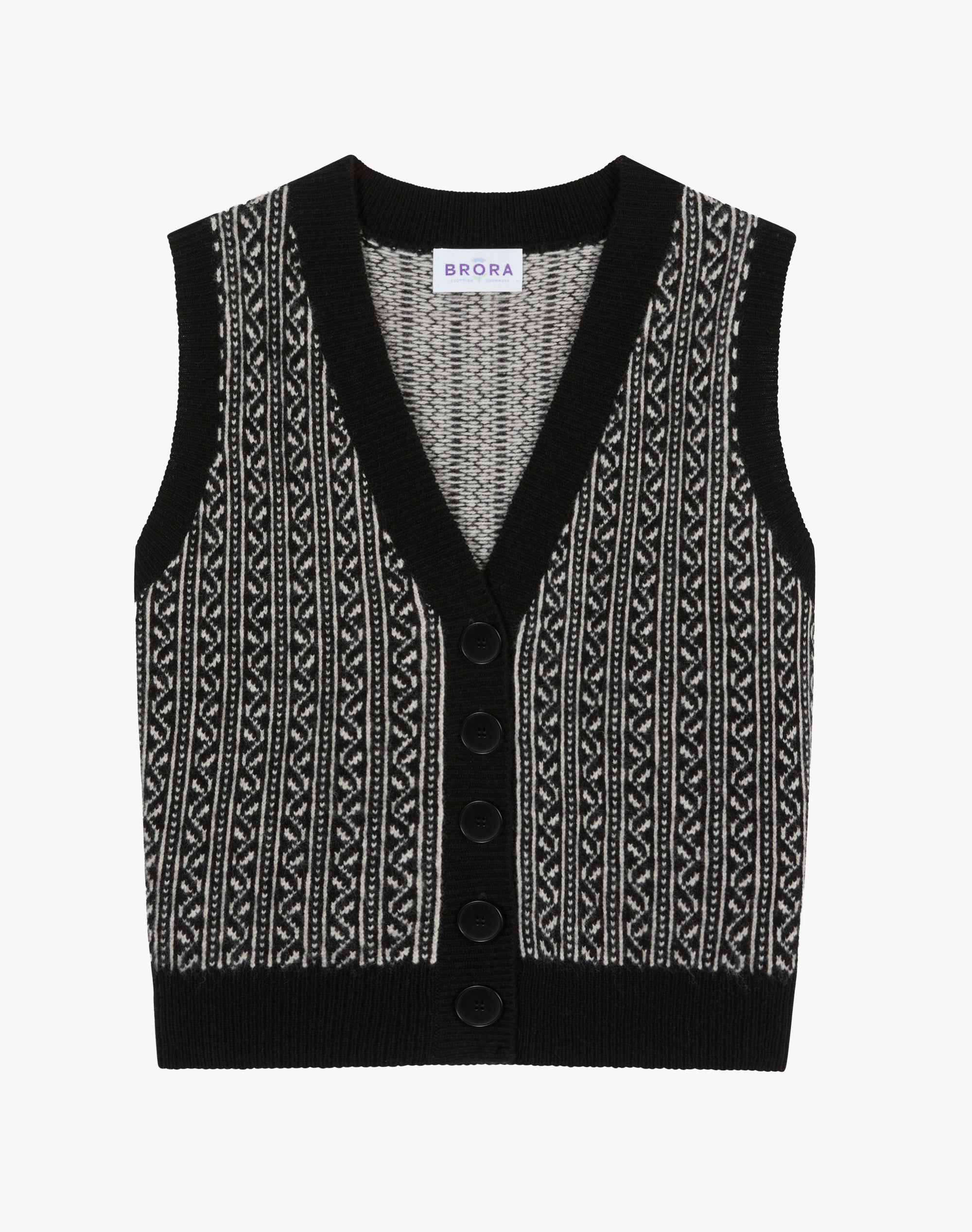 Supersoft Lambswool Folk Waistcoat