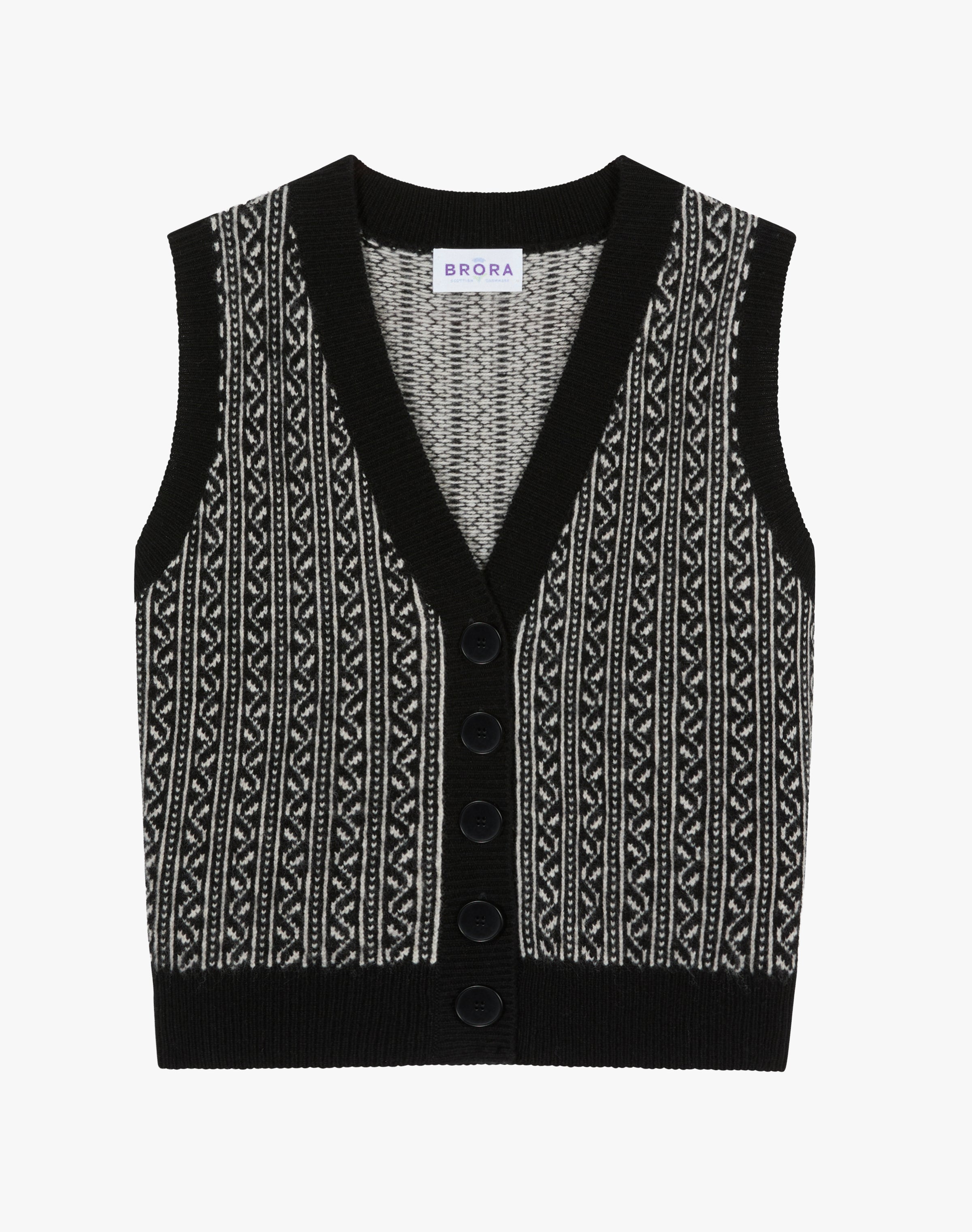 Supersoft Lambswool Folk Waistcoat