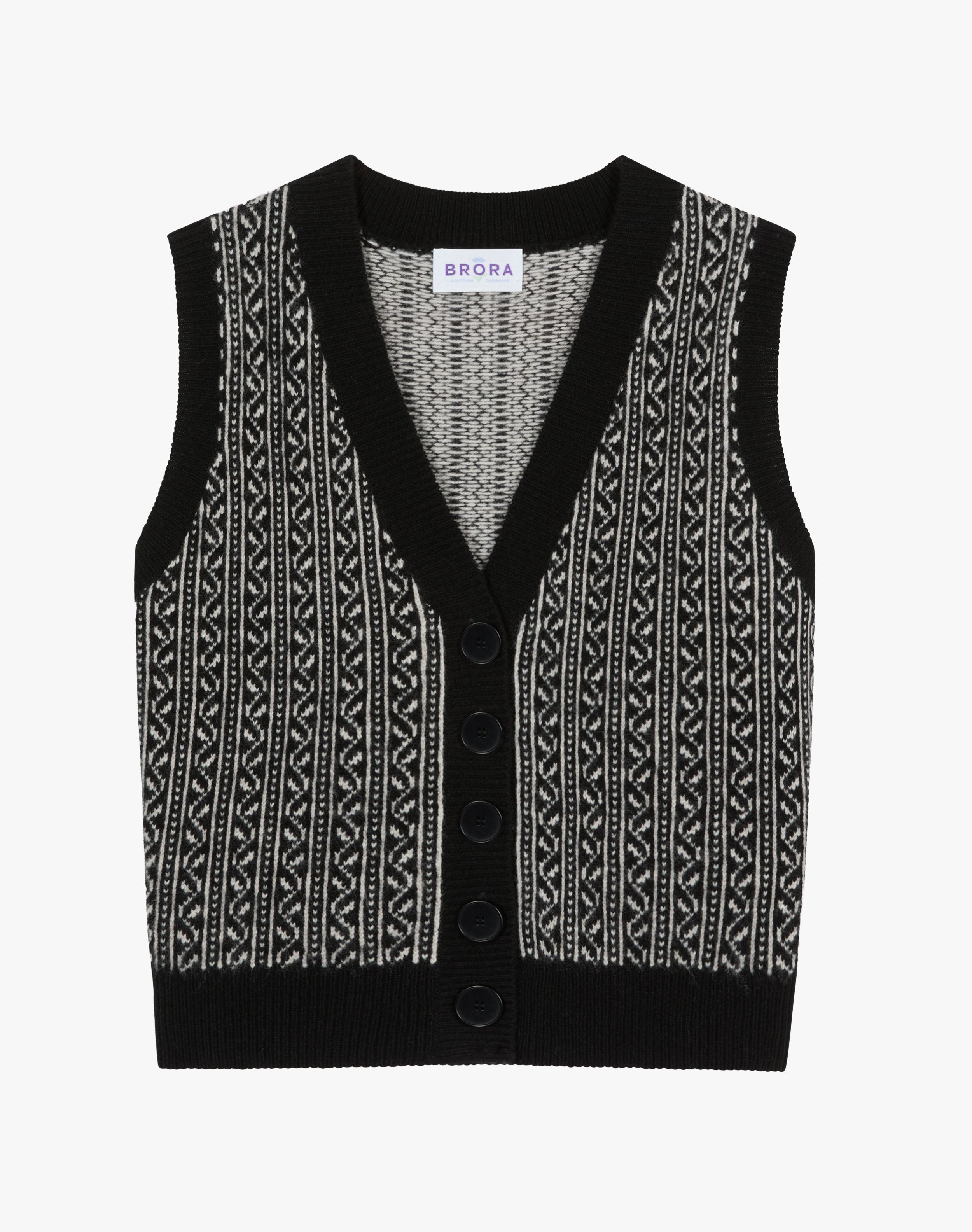 Supersoft Lambswool Folk Waistcoat