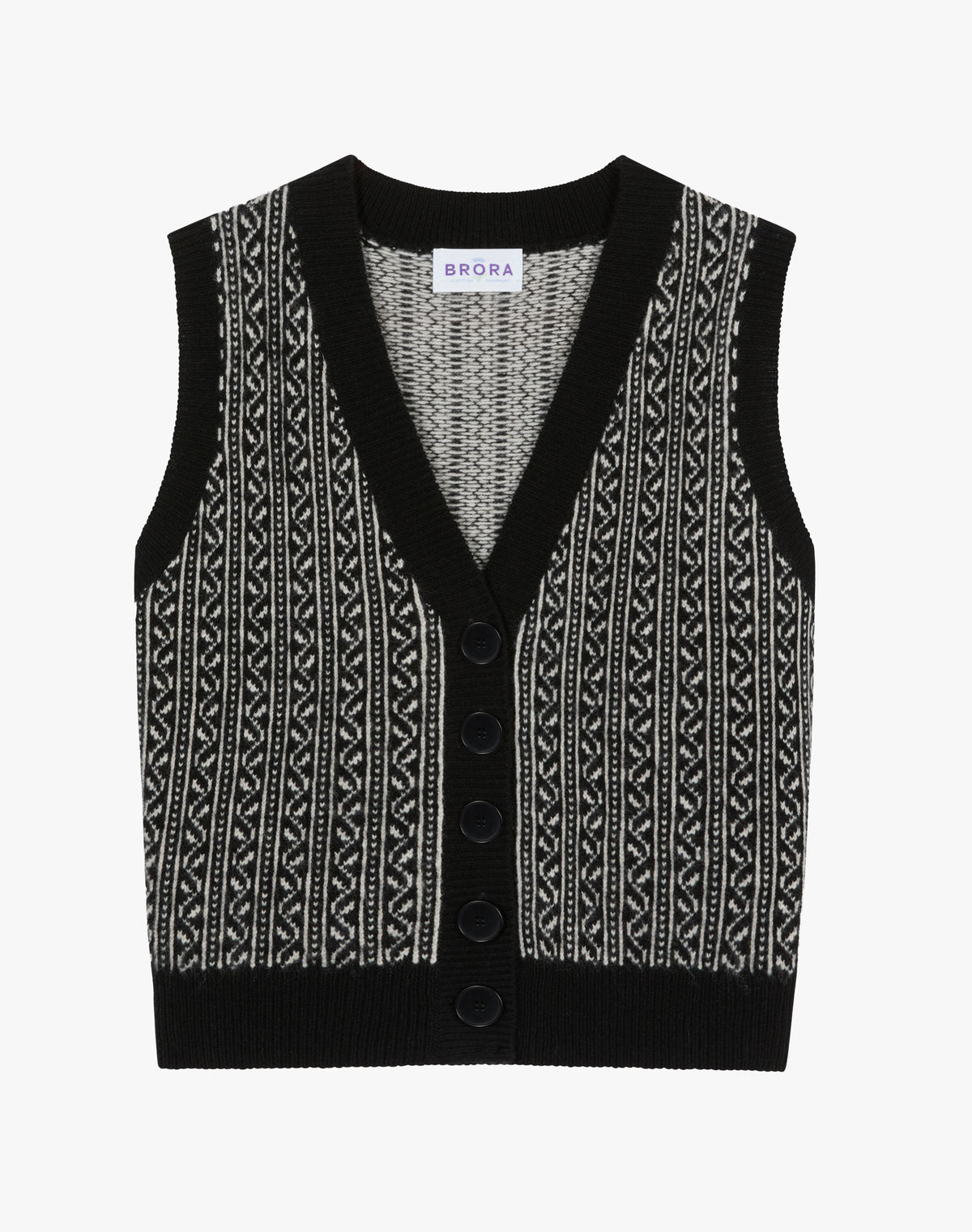 Supersoft Lambswool Folk Waistcoat