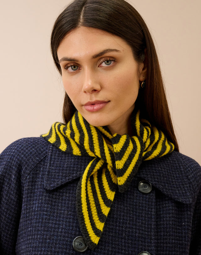 Supersoft Lambswool Striped Neck Tie