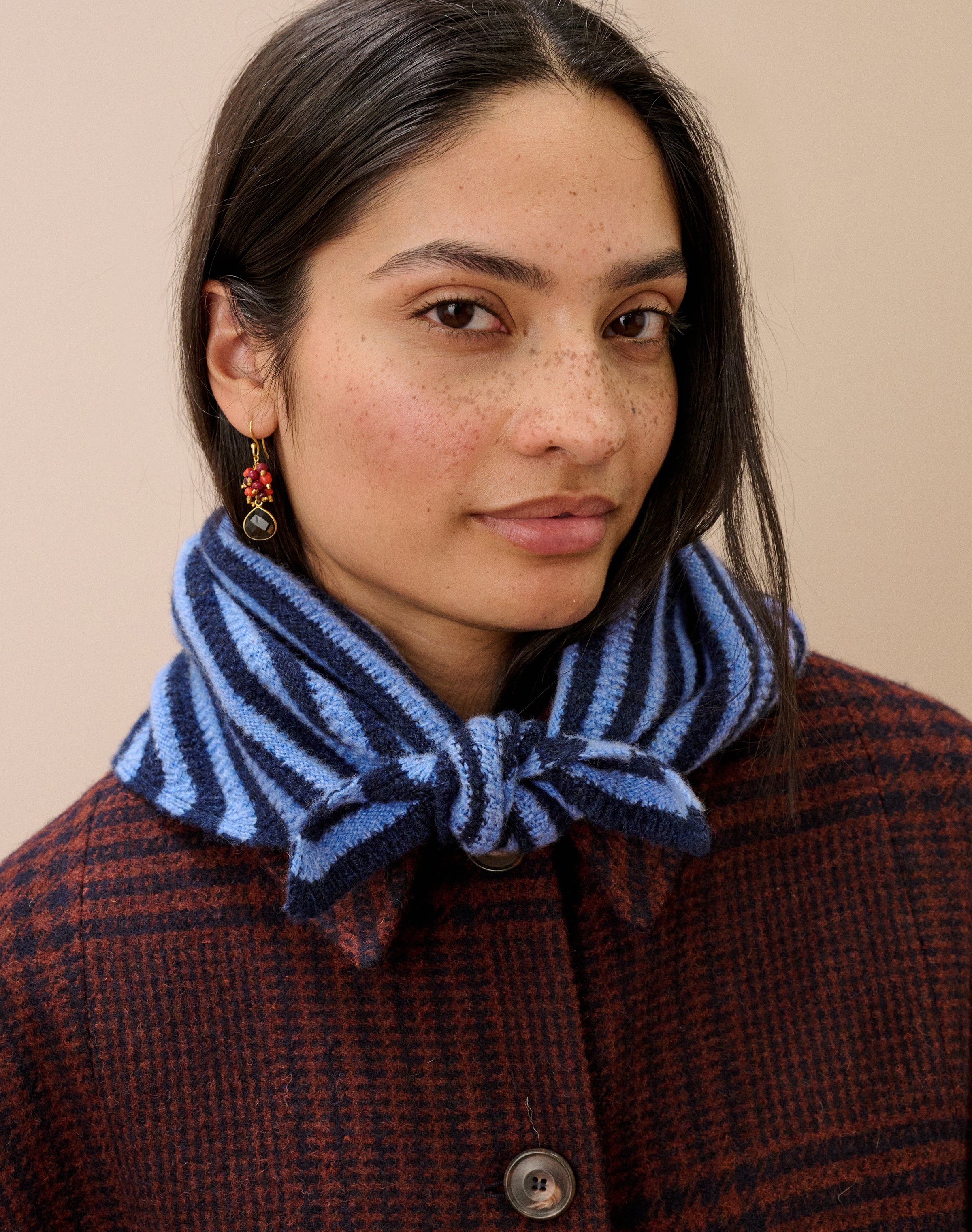 Supersoft Lambswool Striped Neck Tie