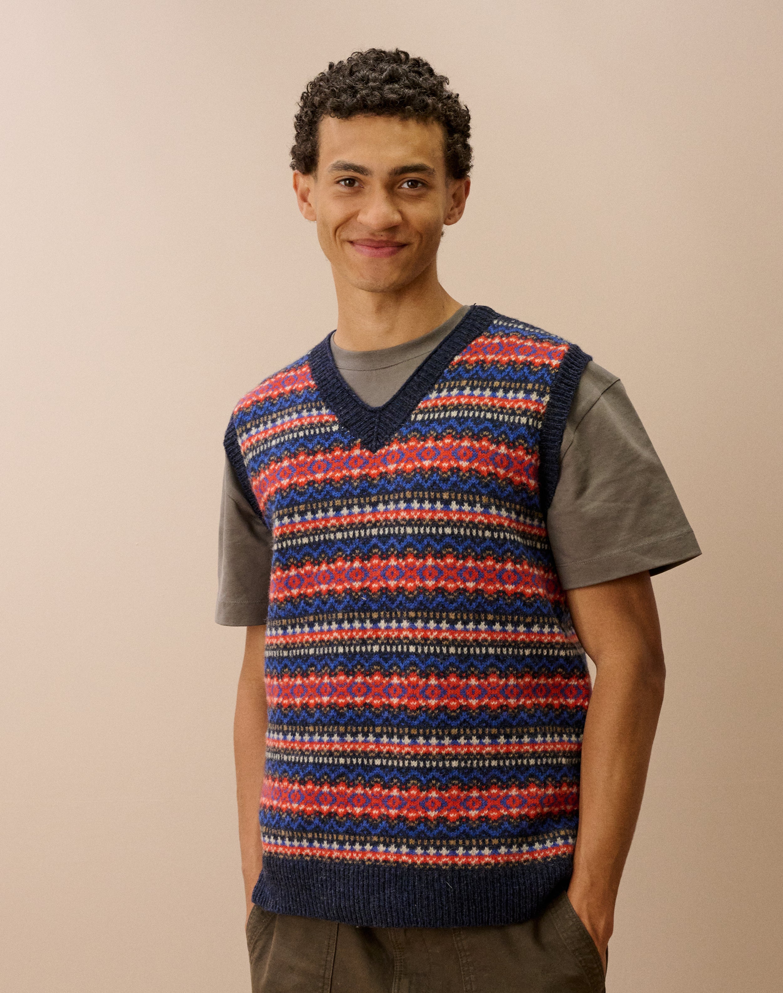 Wool Fair Isle Tank