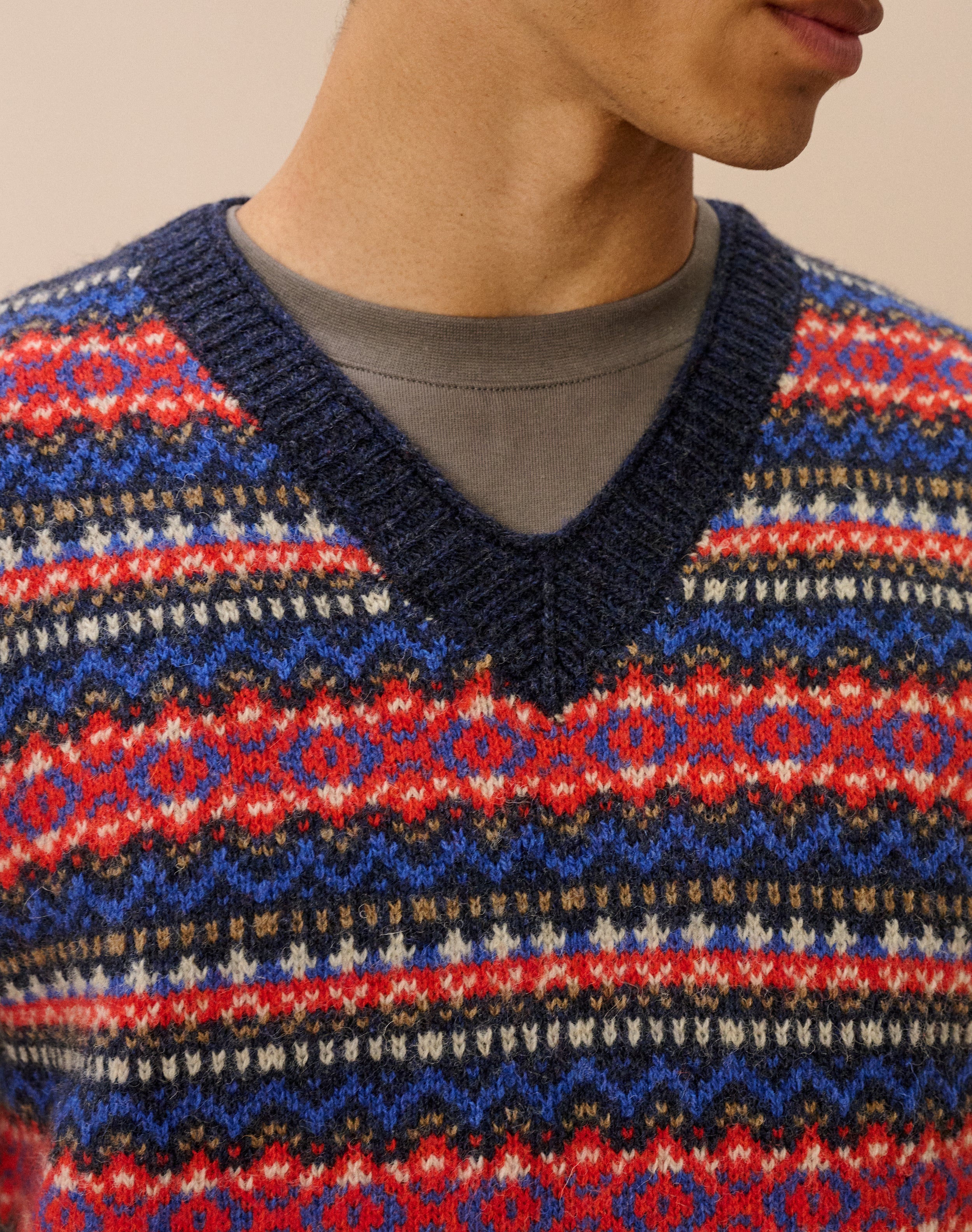 Wool Fair Isle Tank