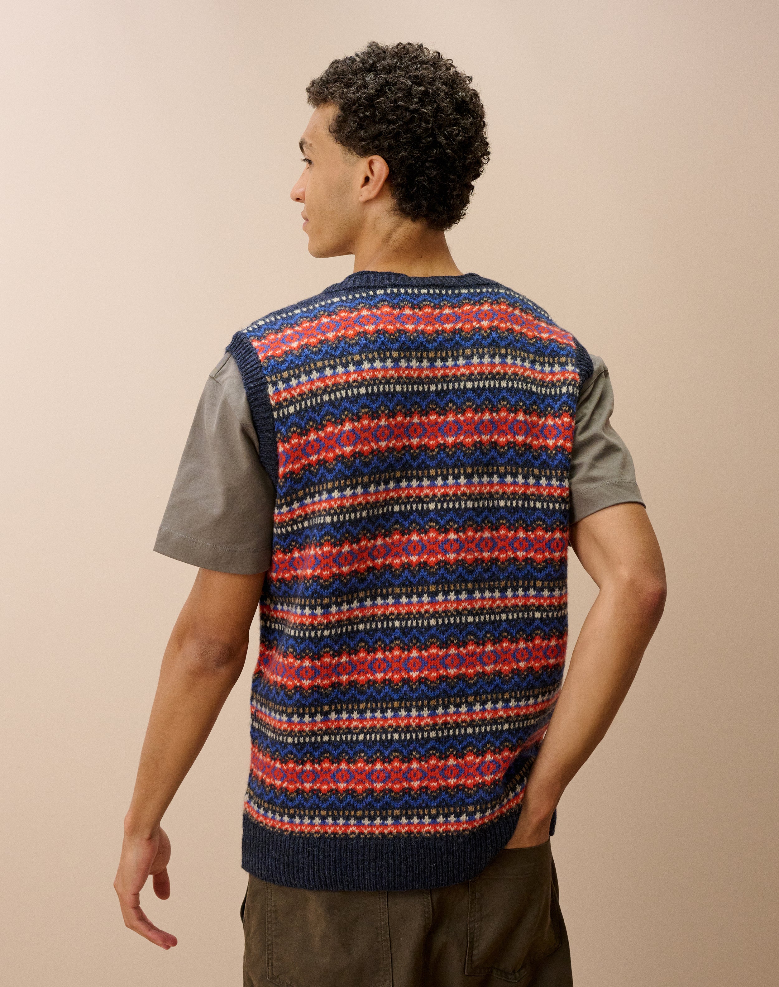 Wool Fair Isle Tank