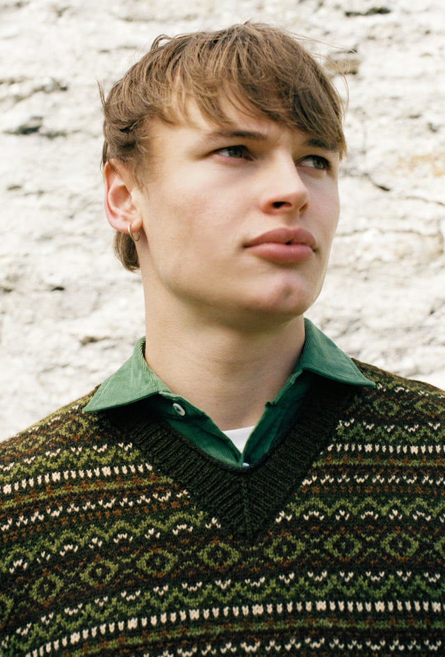 Wool Fair Isle Tank