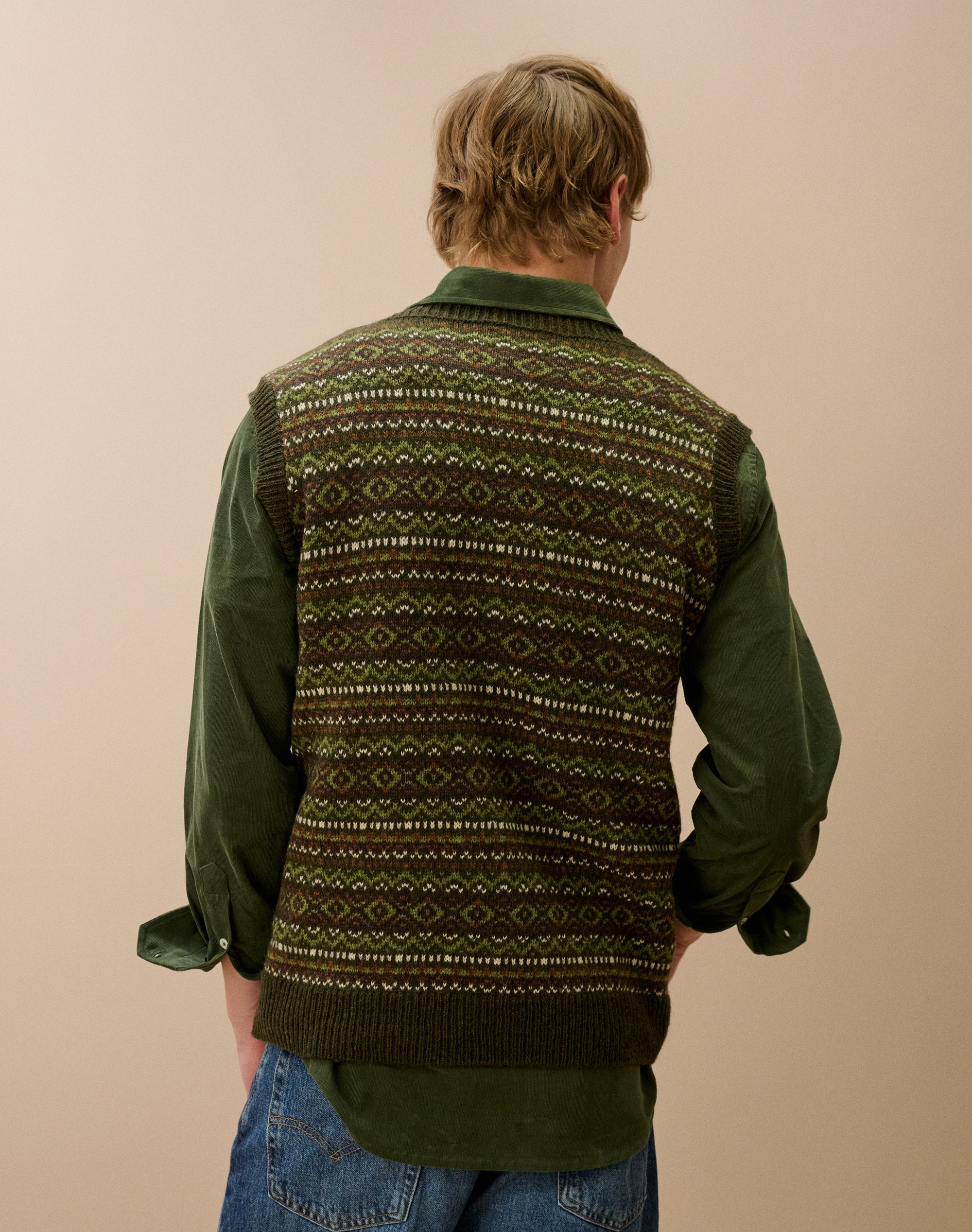 Wool Fair Isle Tank