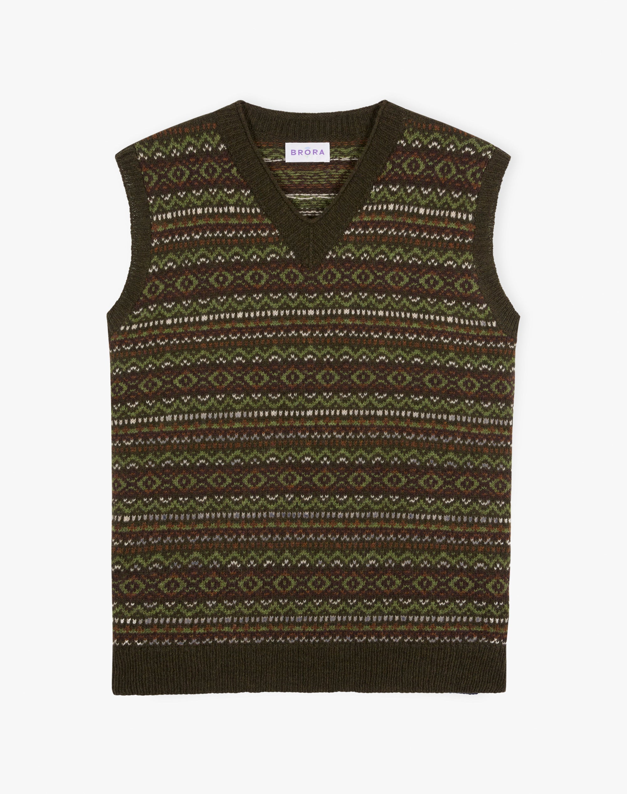 Wool Fair Isle Tank