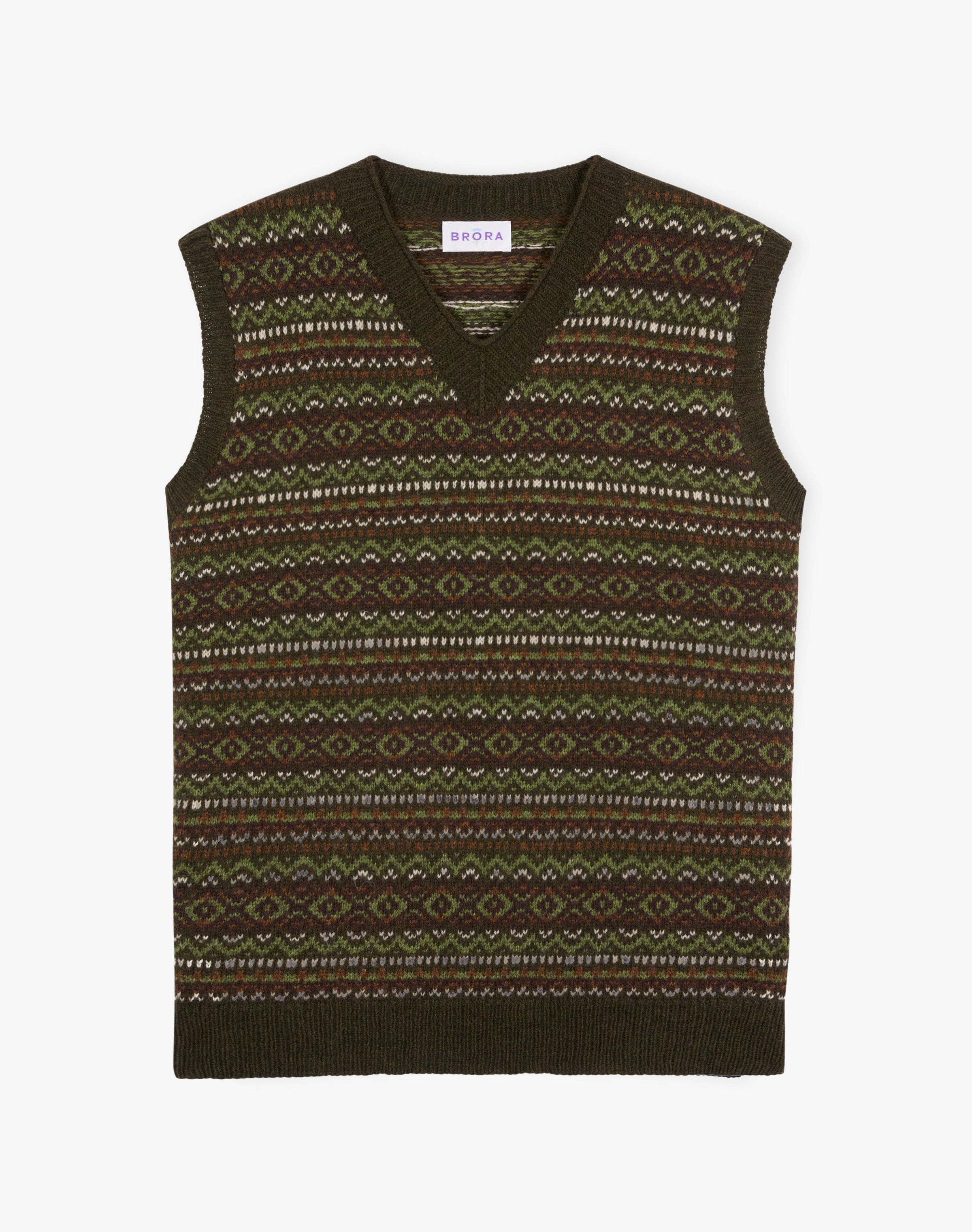 Wool Fair Isle Tank