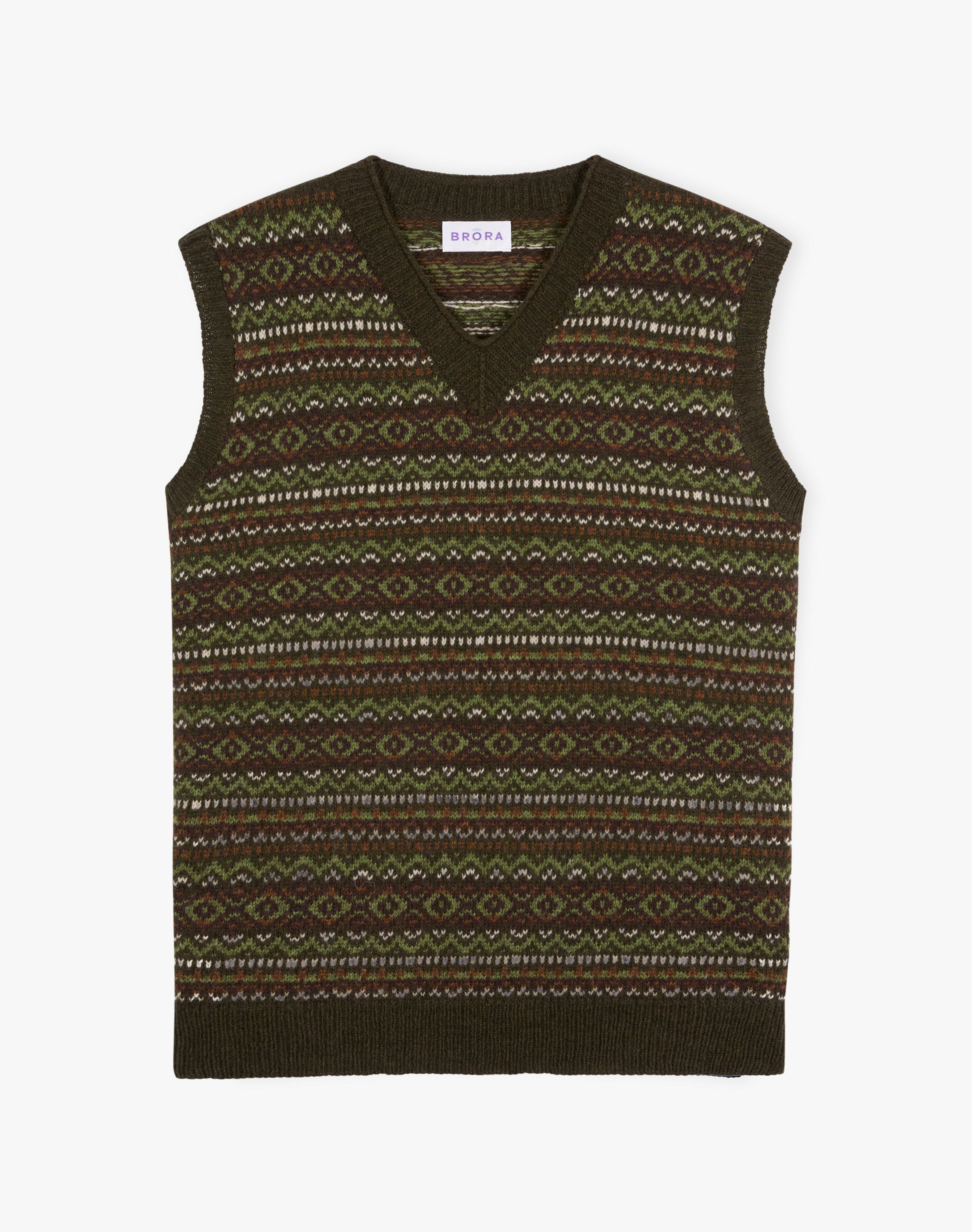 Wool Fair Isle Tank