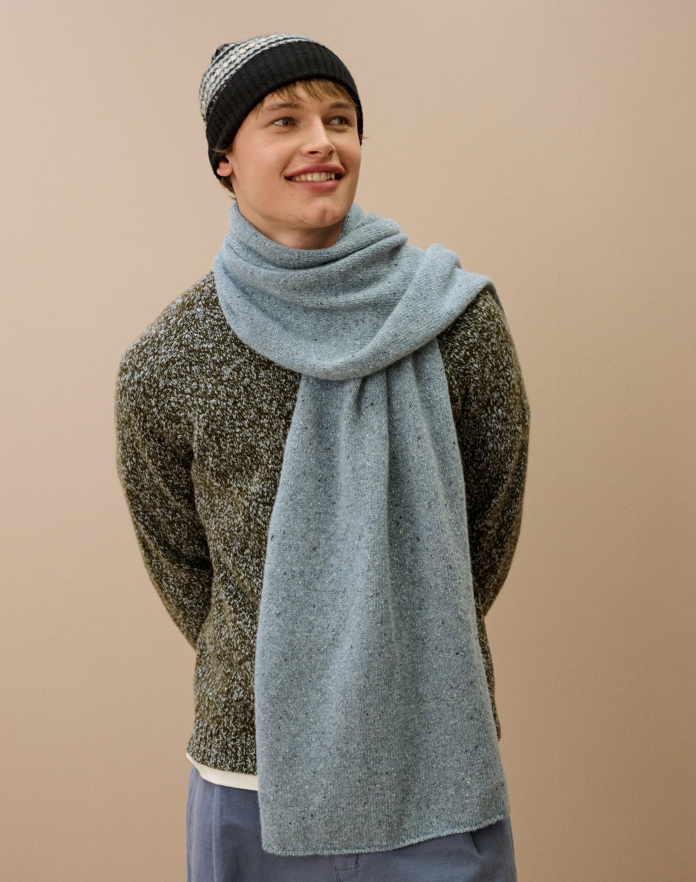Cashmere Donegal Scarf