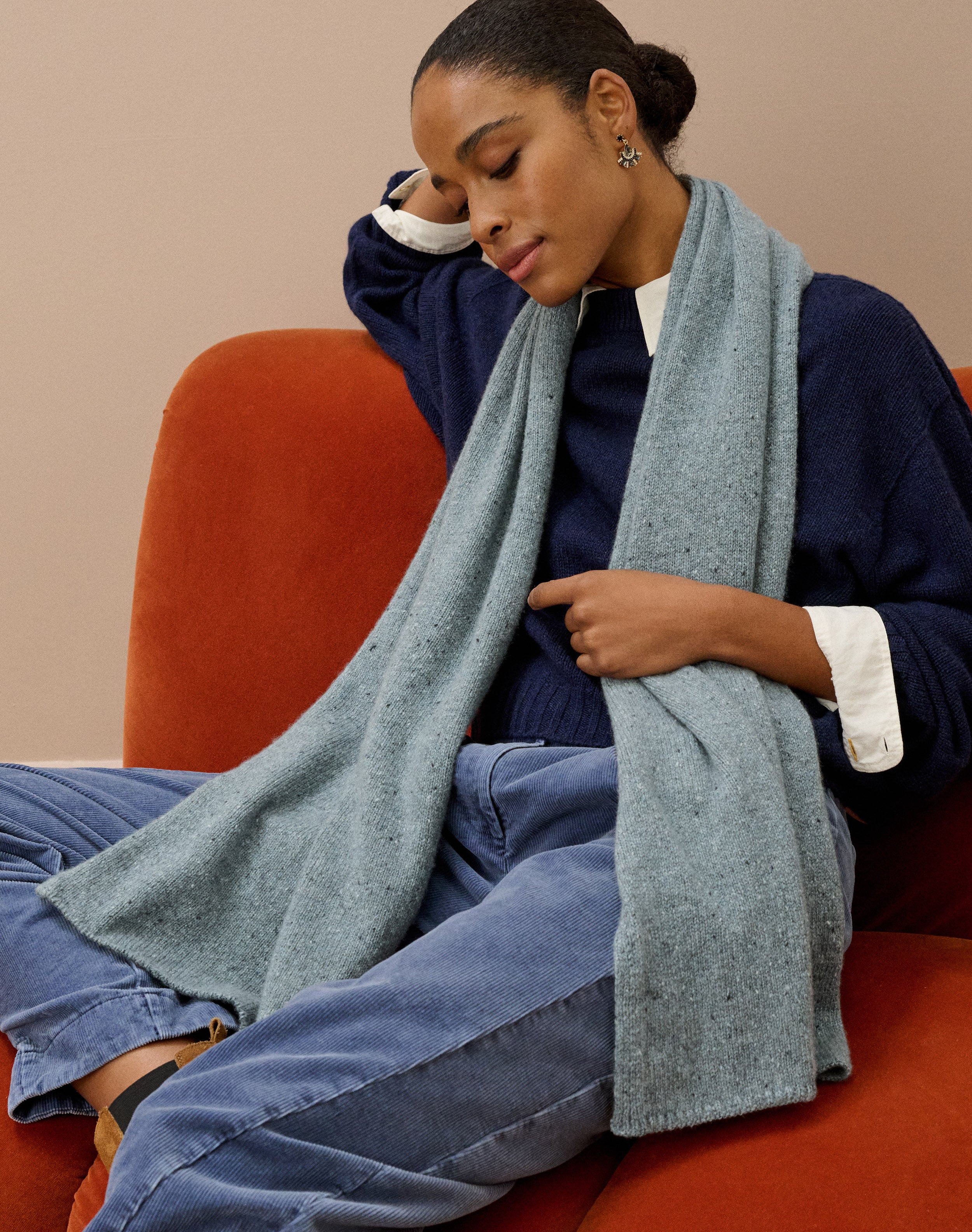 Cashmere Donegal Scarf