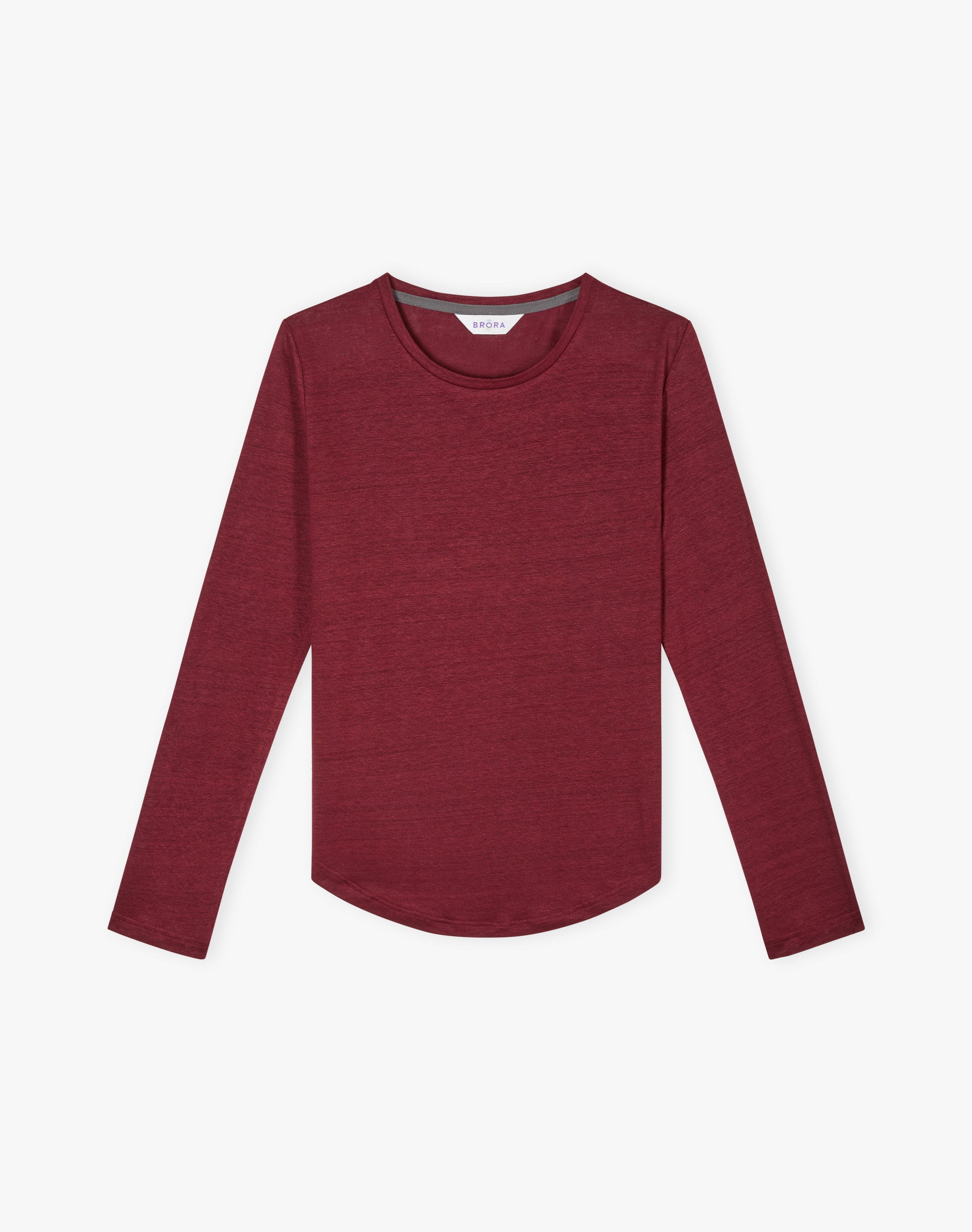 Linen Knit Boat Neck T-Shirt