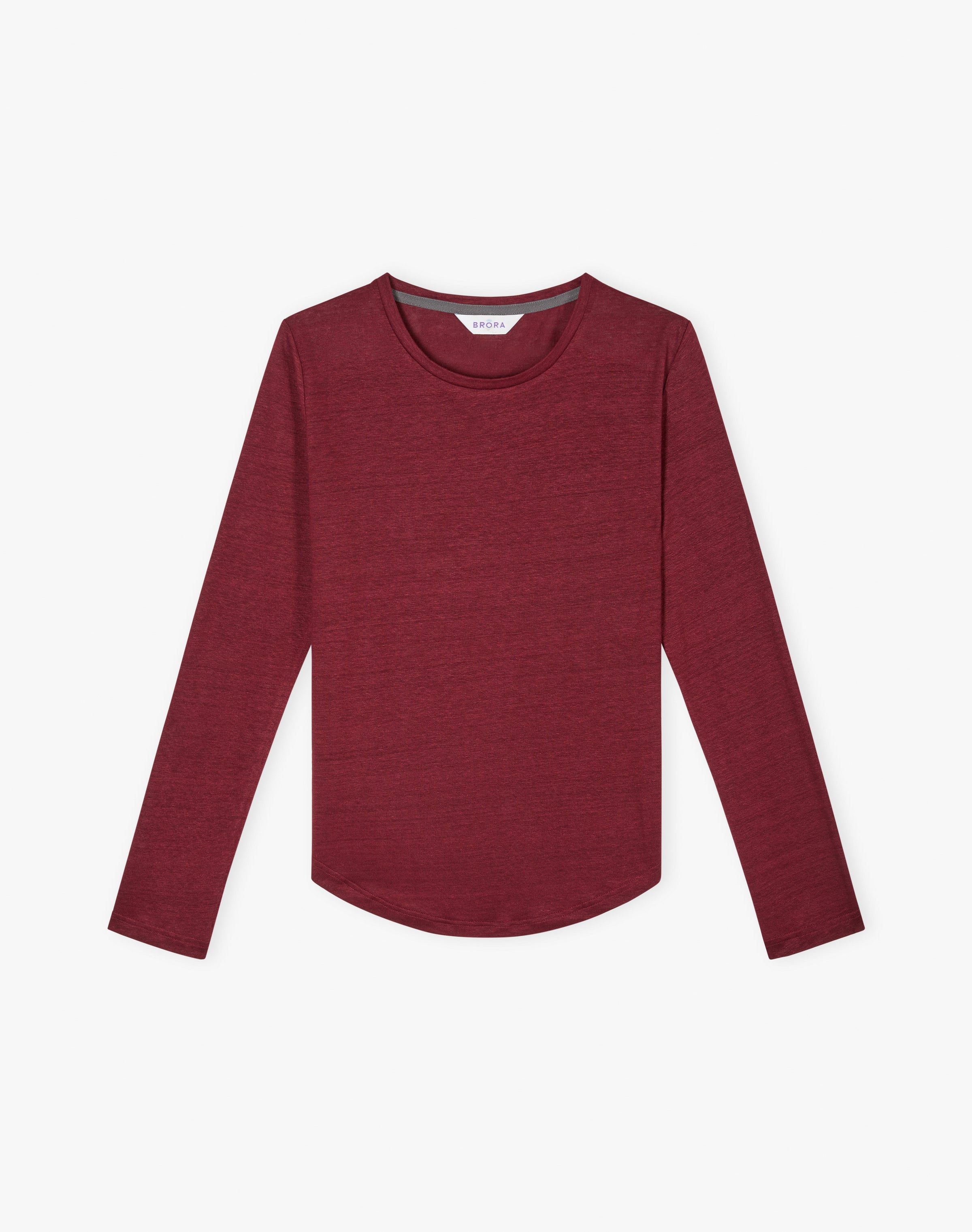 Linen Knit Boat Neck T-Shirt