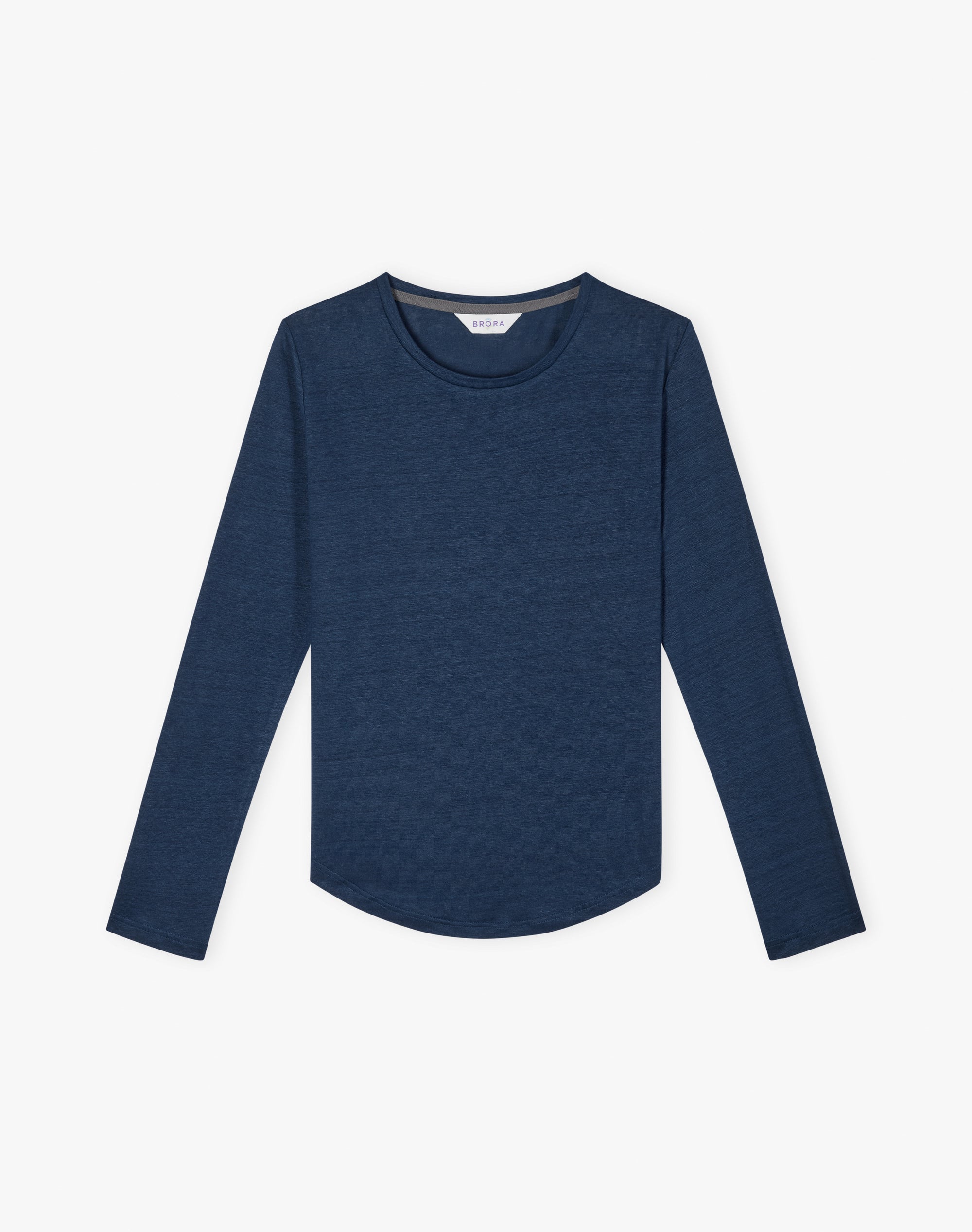 Linen Knit Boat Neck T-Shirt