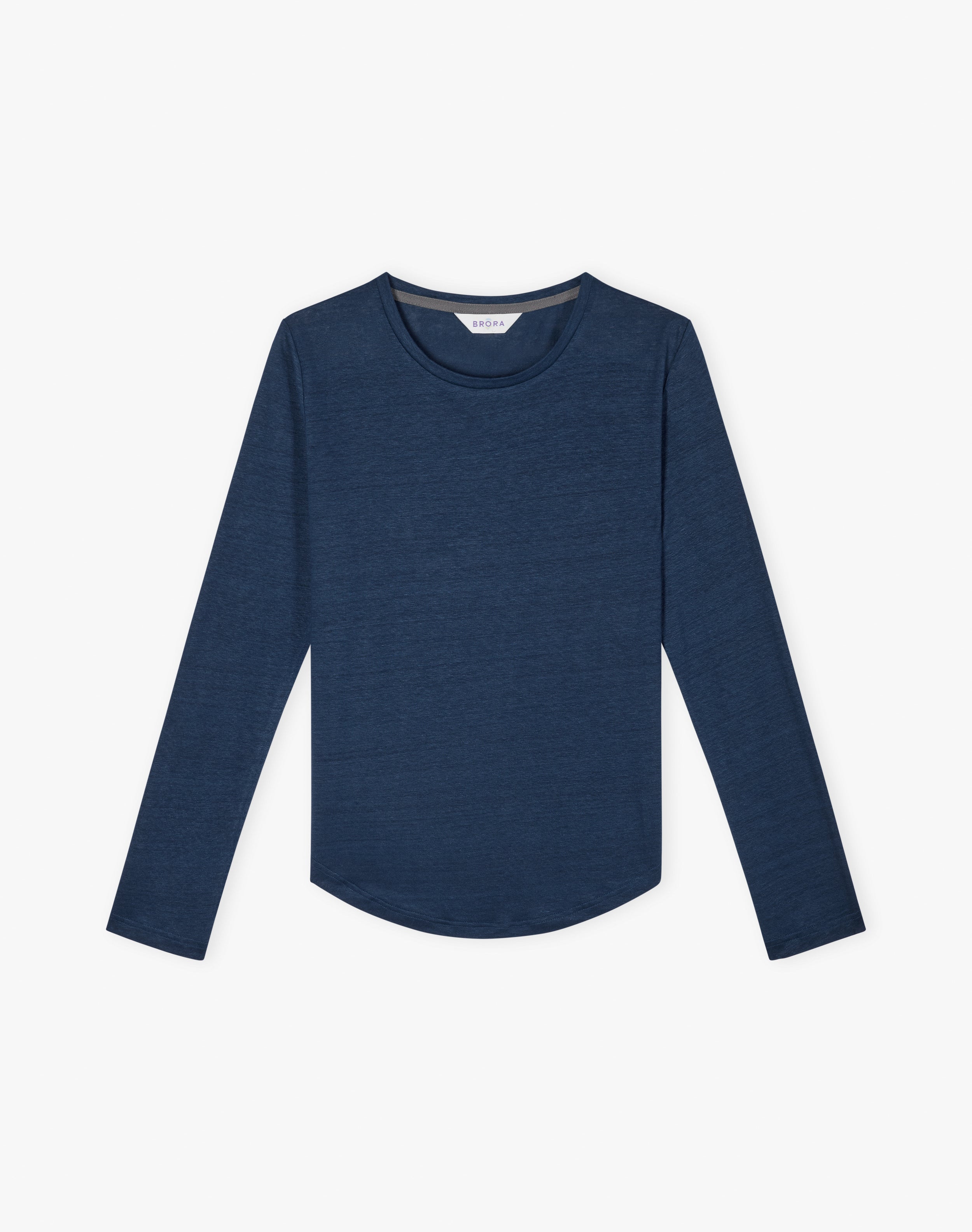 Linen Knit Boat Neck T-Shirt