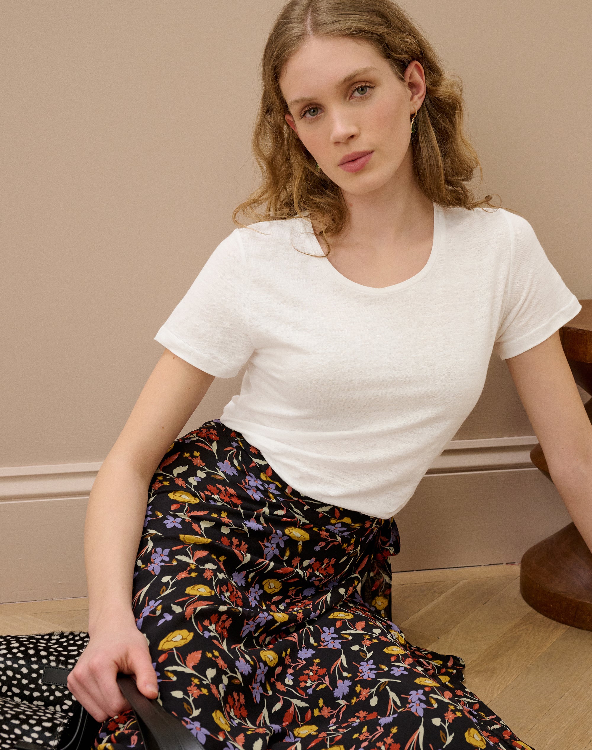 Linen Knit T-Shirt