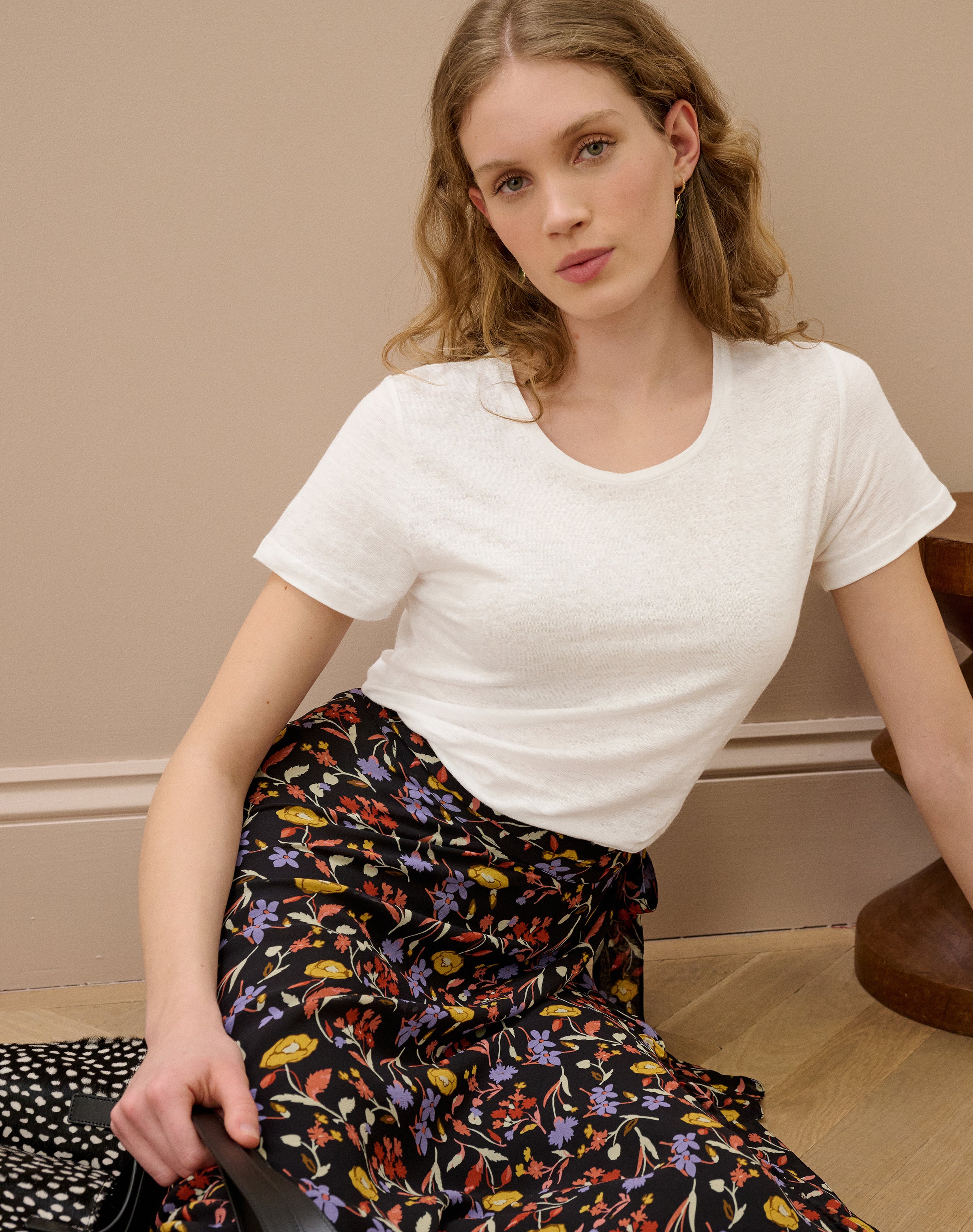 Linen Knit T-Shirt