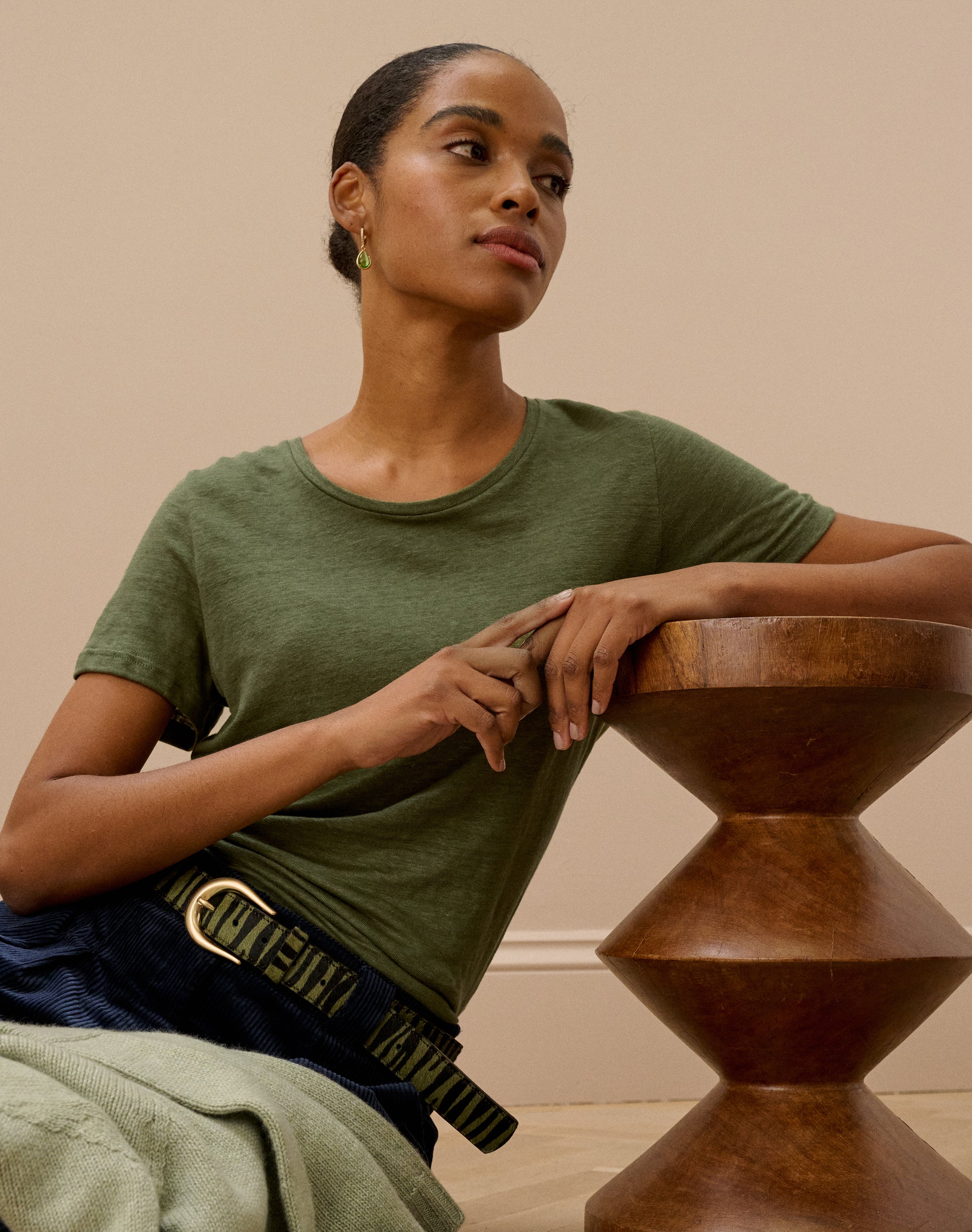 Linen Knit T-Shirt