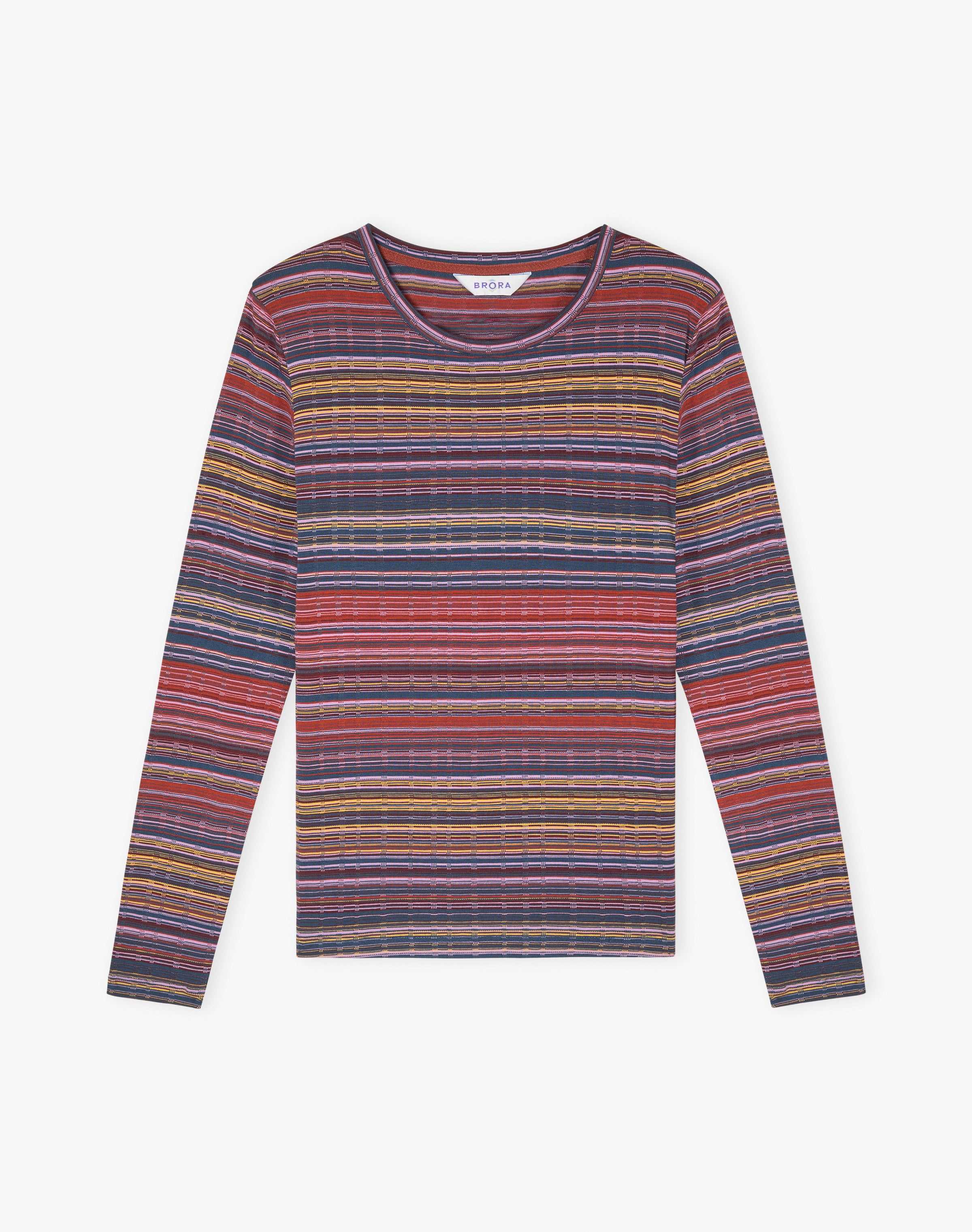 Fine Stripe Jersey T-Shirt