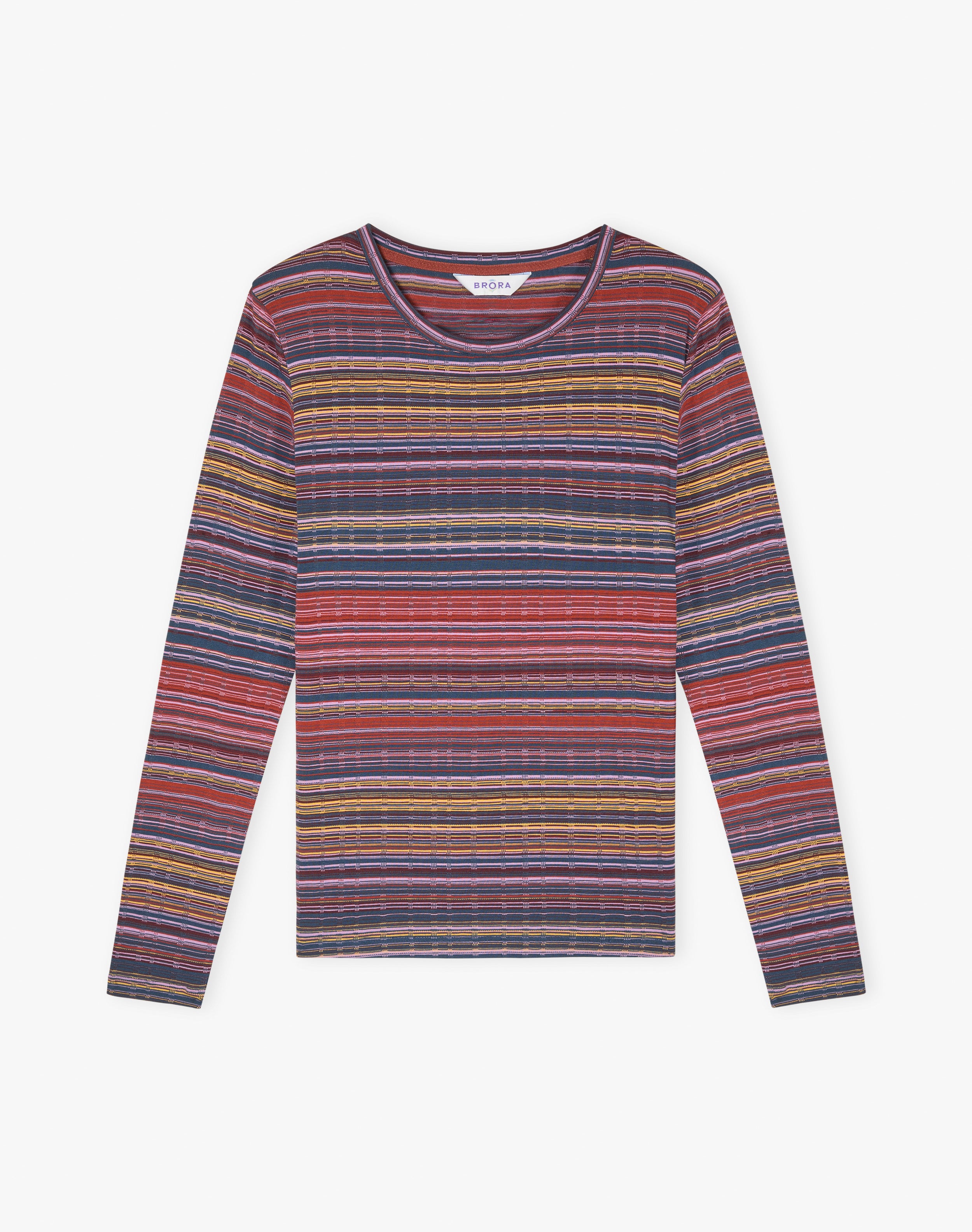 Fine Stripe Jersey T-Shirt