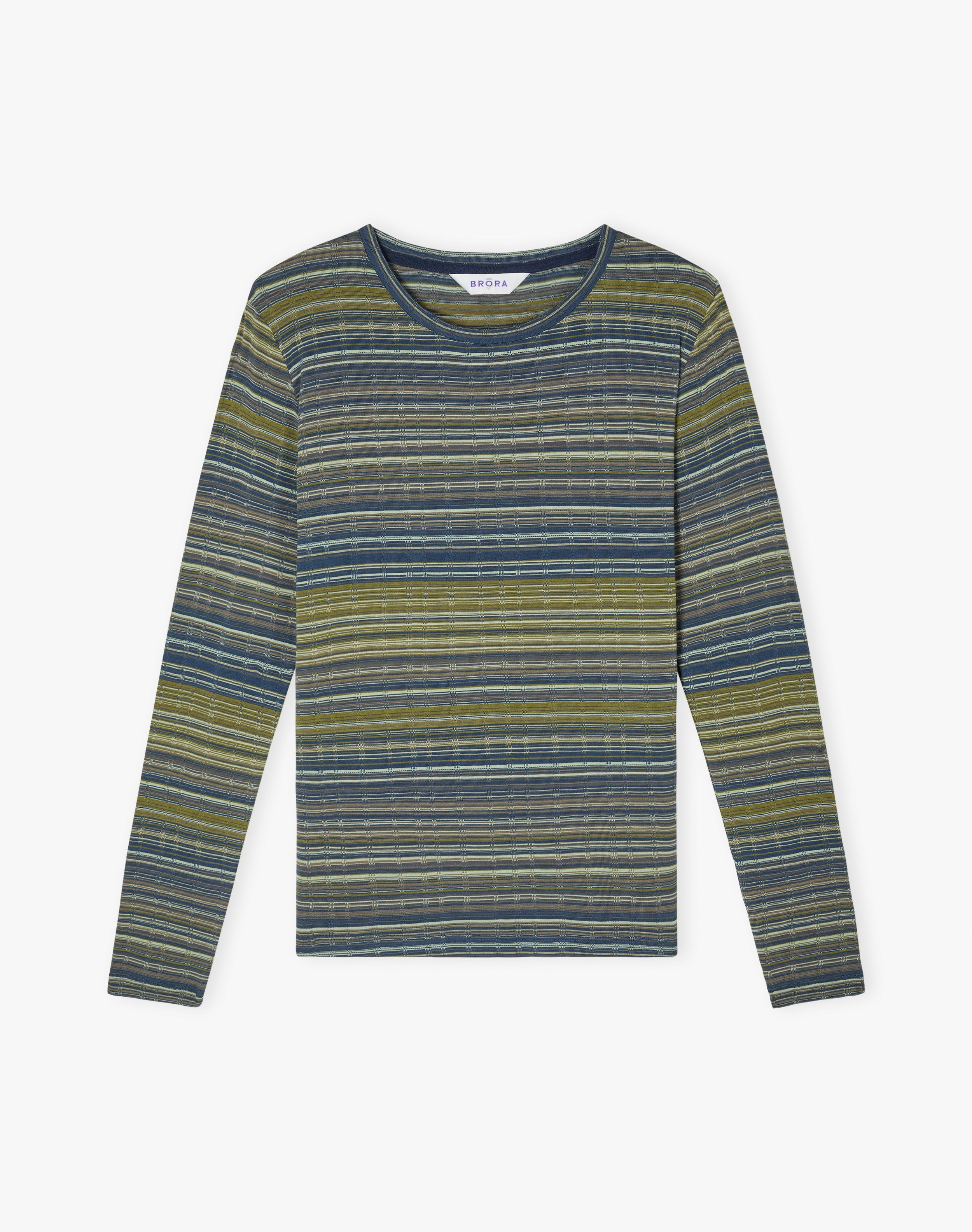 Fine Stripe Jersey T-Shirt