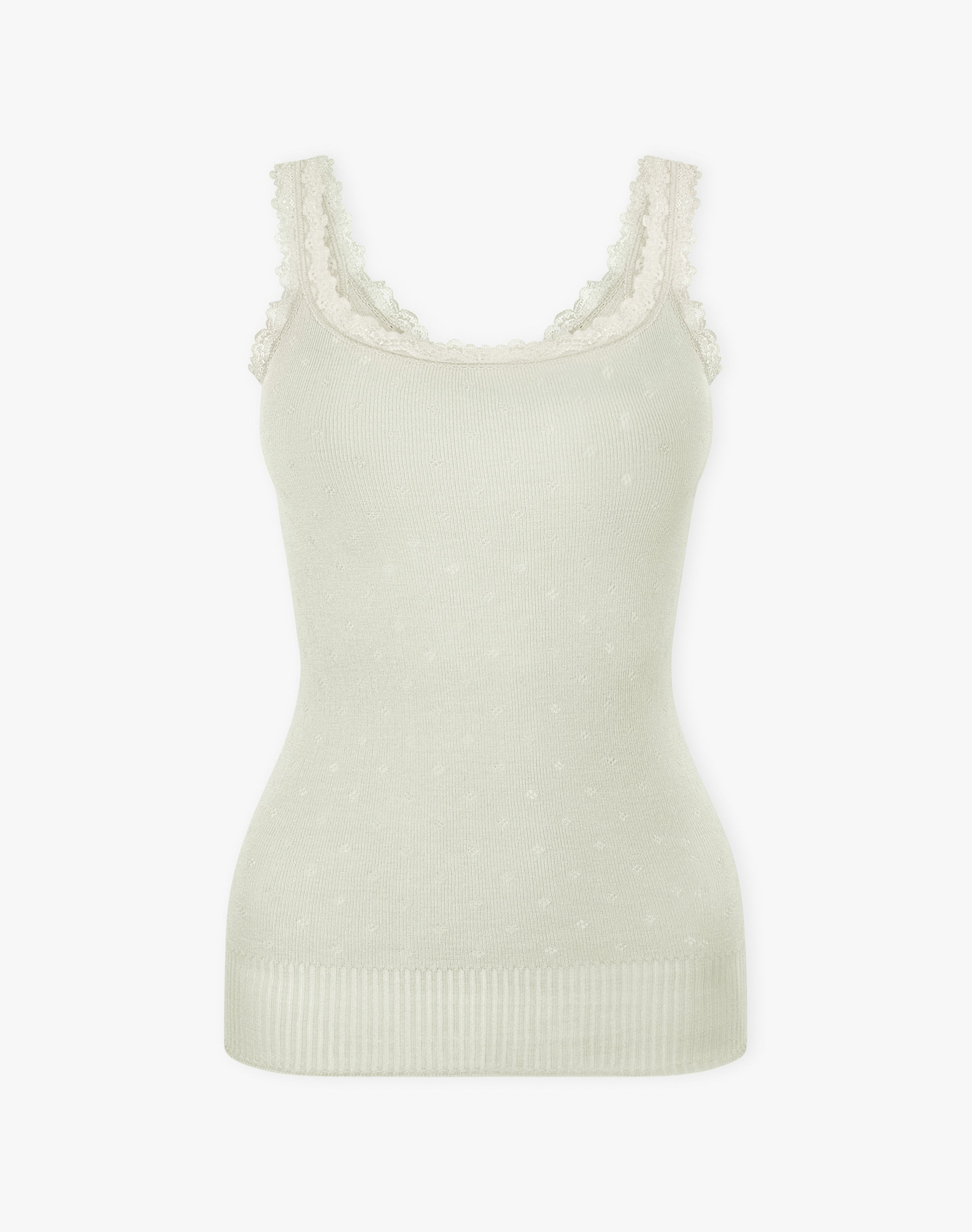 Lace Trim Scoop Camisole