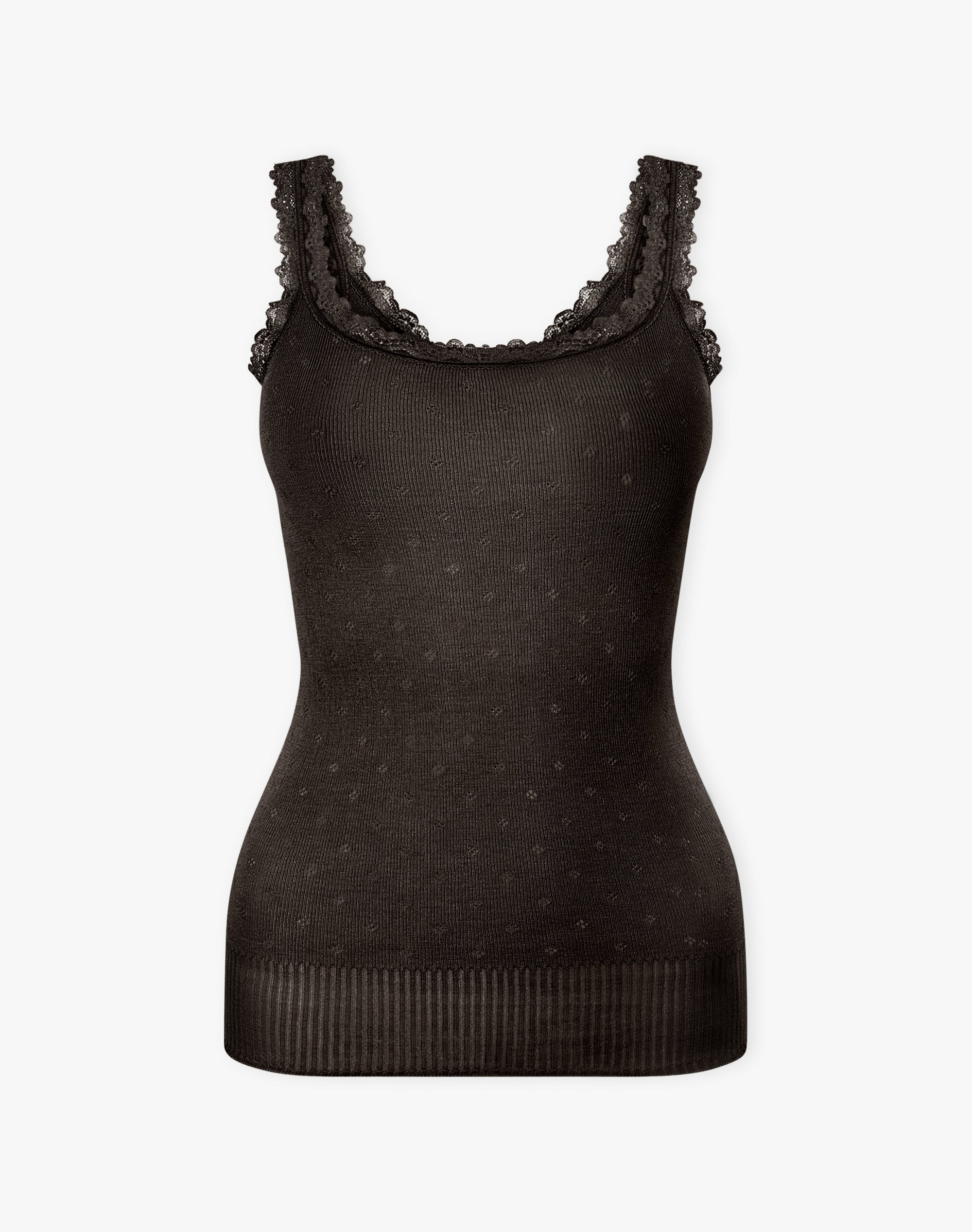 Lace Trim Scoop Camisole