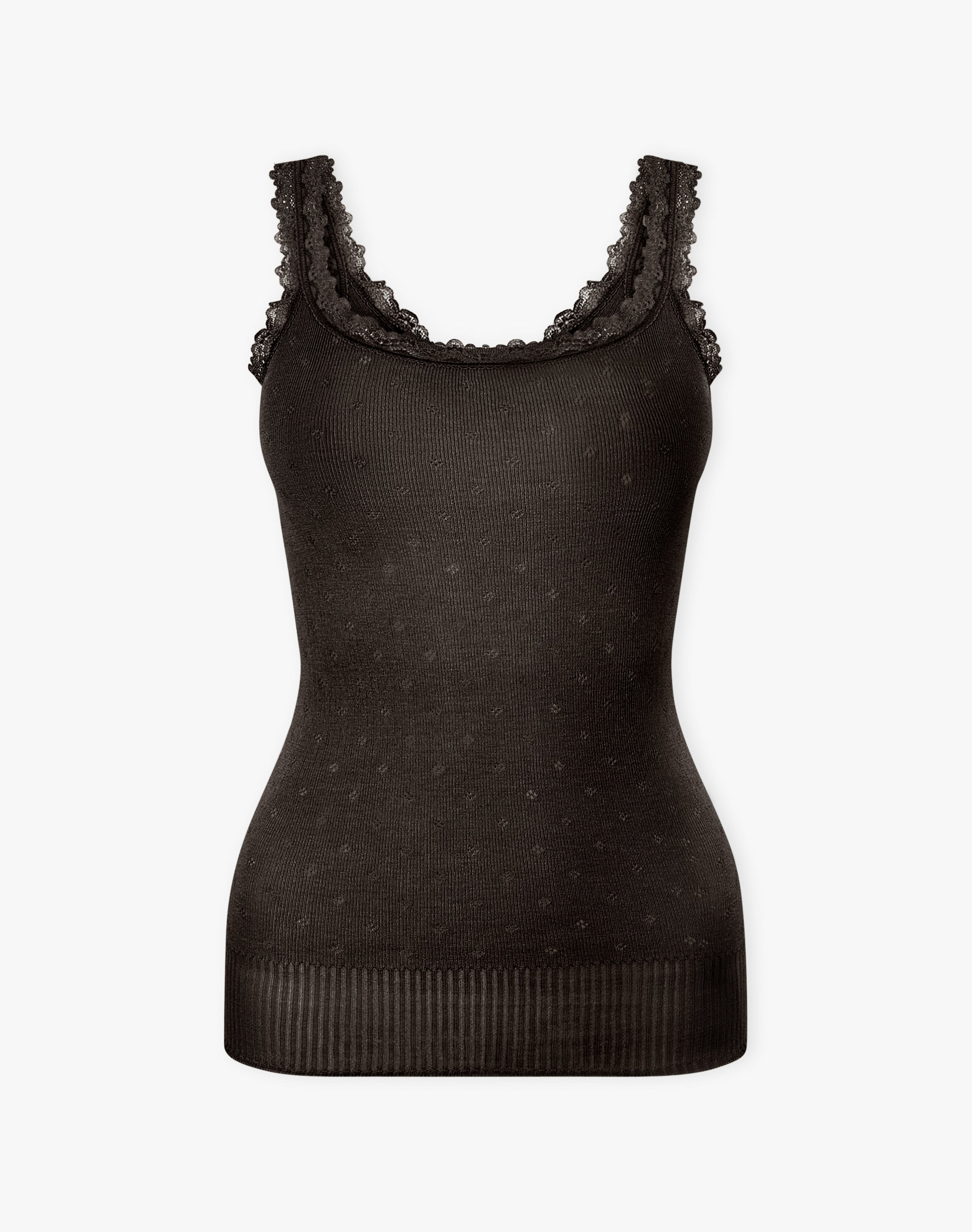 Lace Trim Scoop Camisole