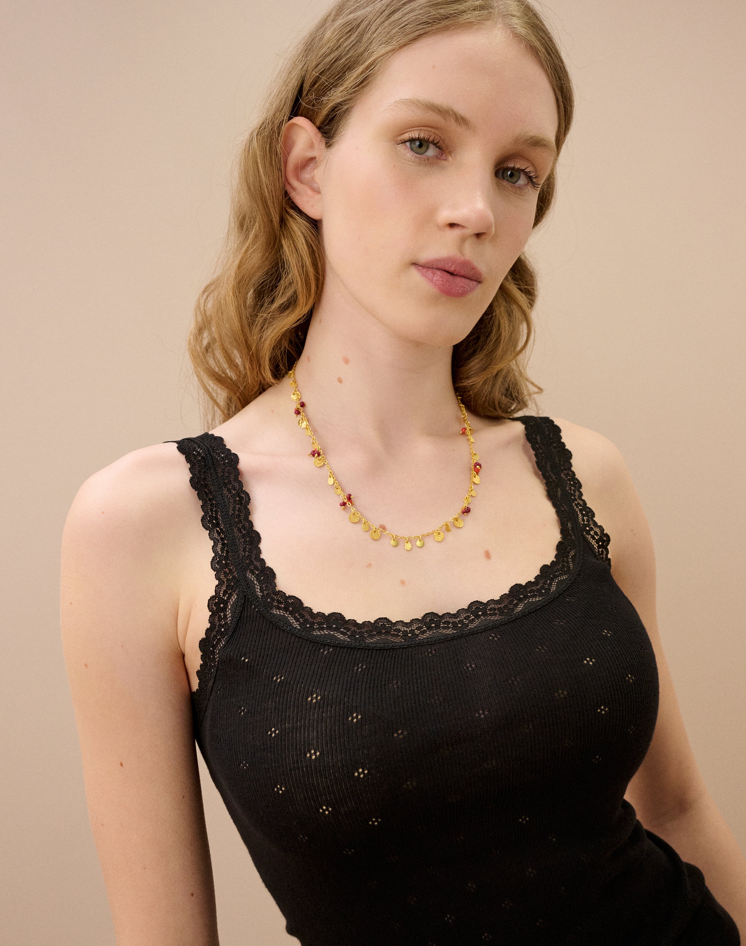 Lace Trim Scoop Camisole