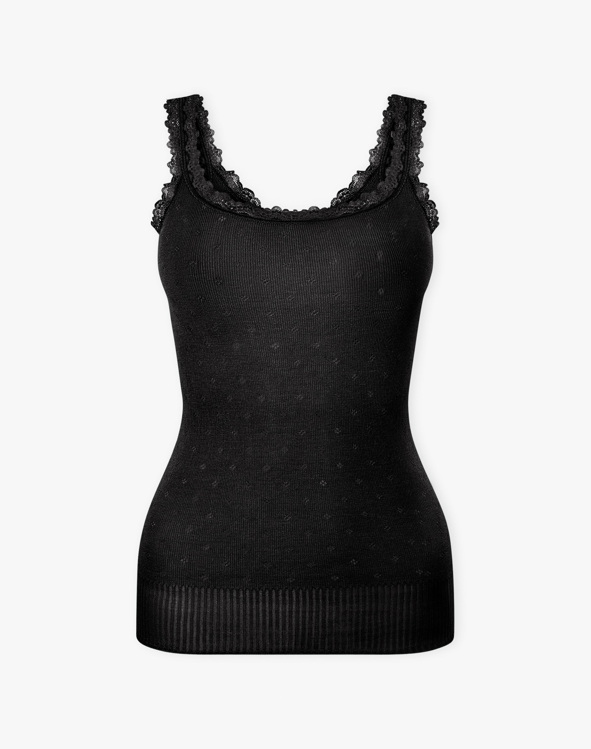 Lace Trim Scoop Camisole
