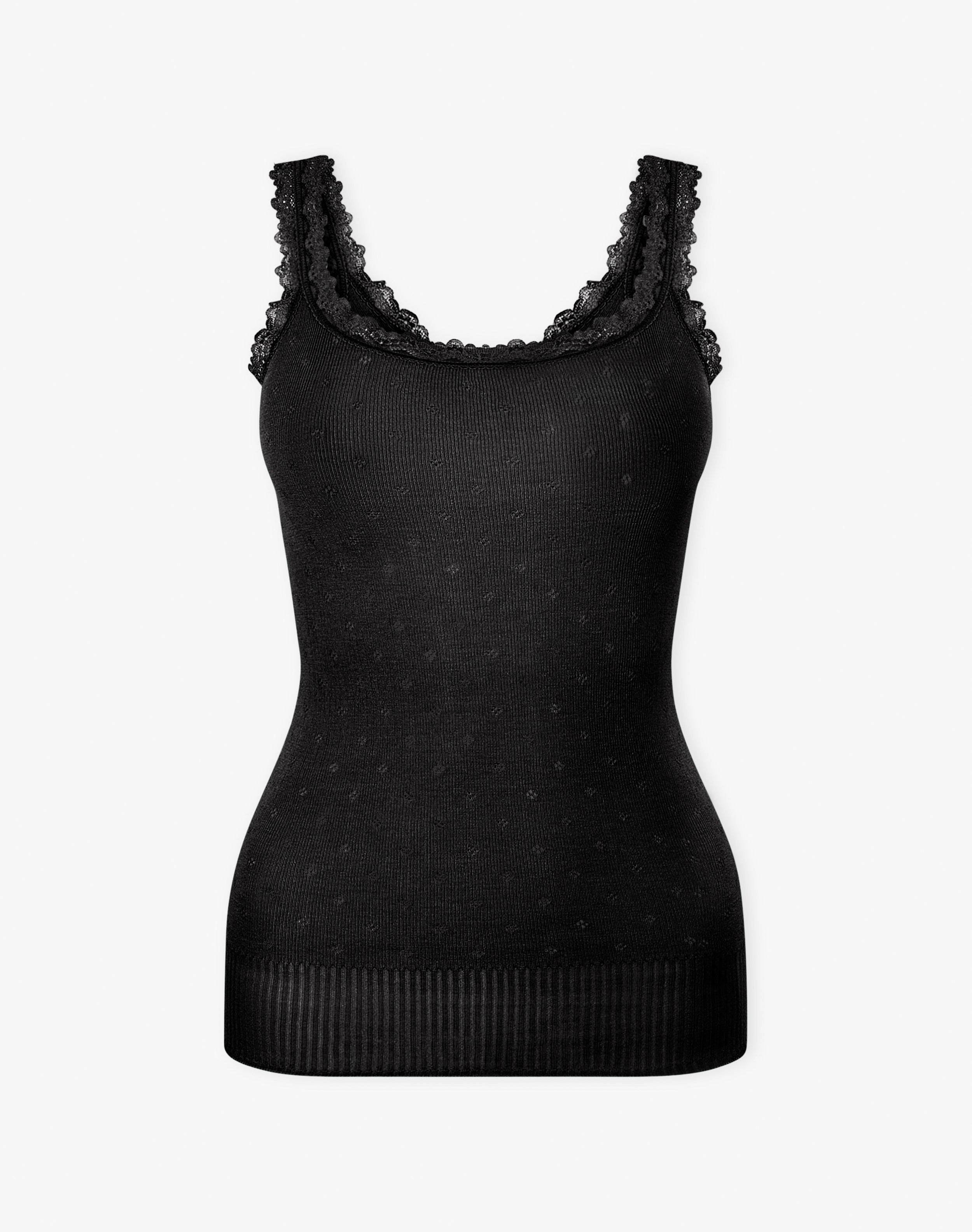 Lace Trim Scoop Camisole