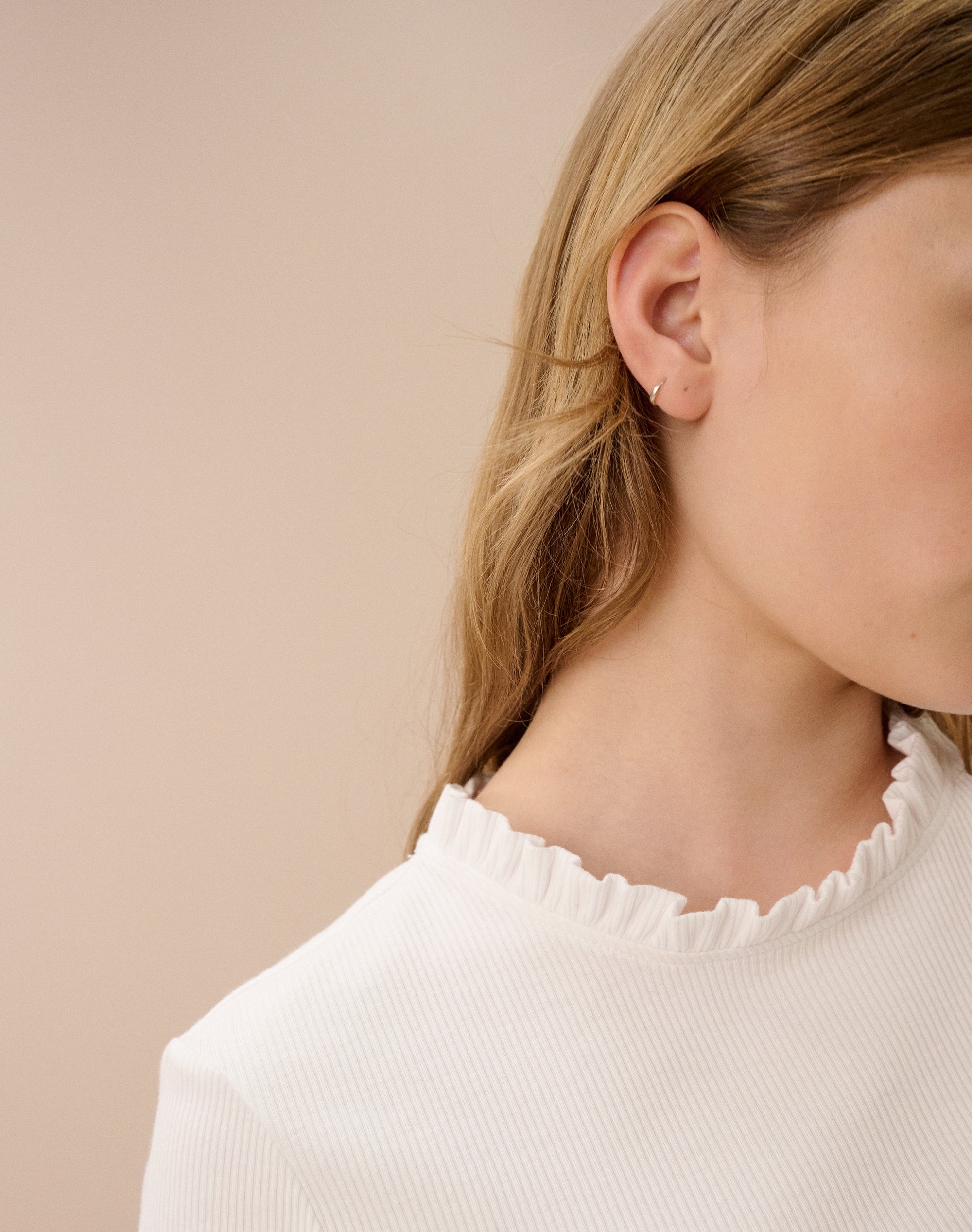 Organic Cotton Ribbed  Jersey Top