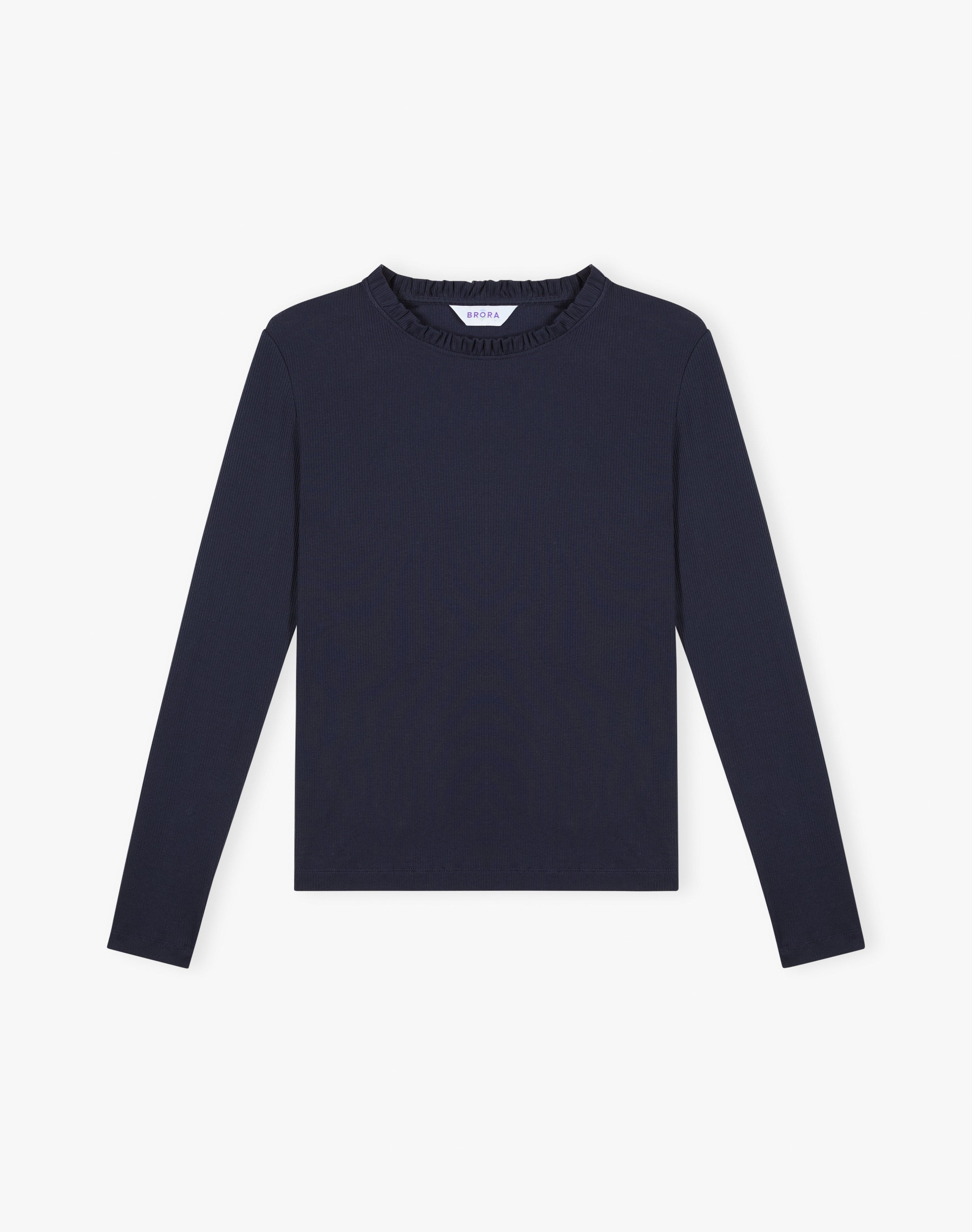 Organic Cotton Ribbed  Jersey Top