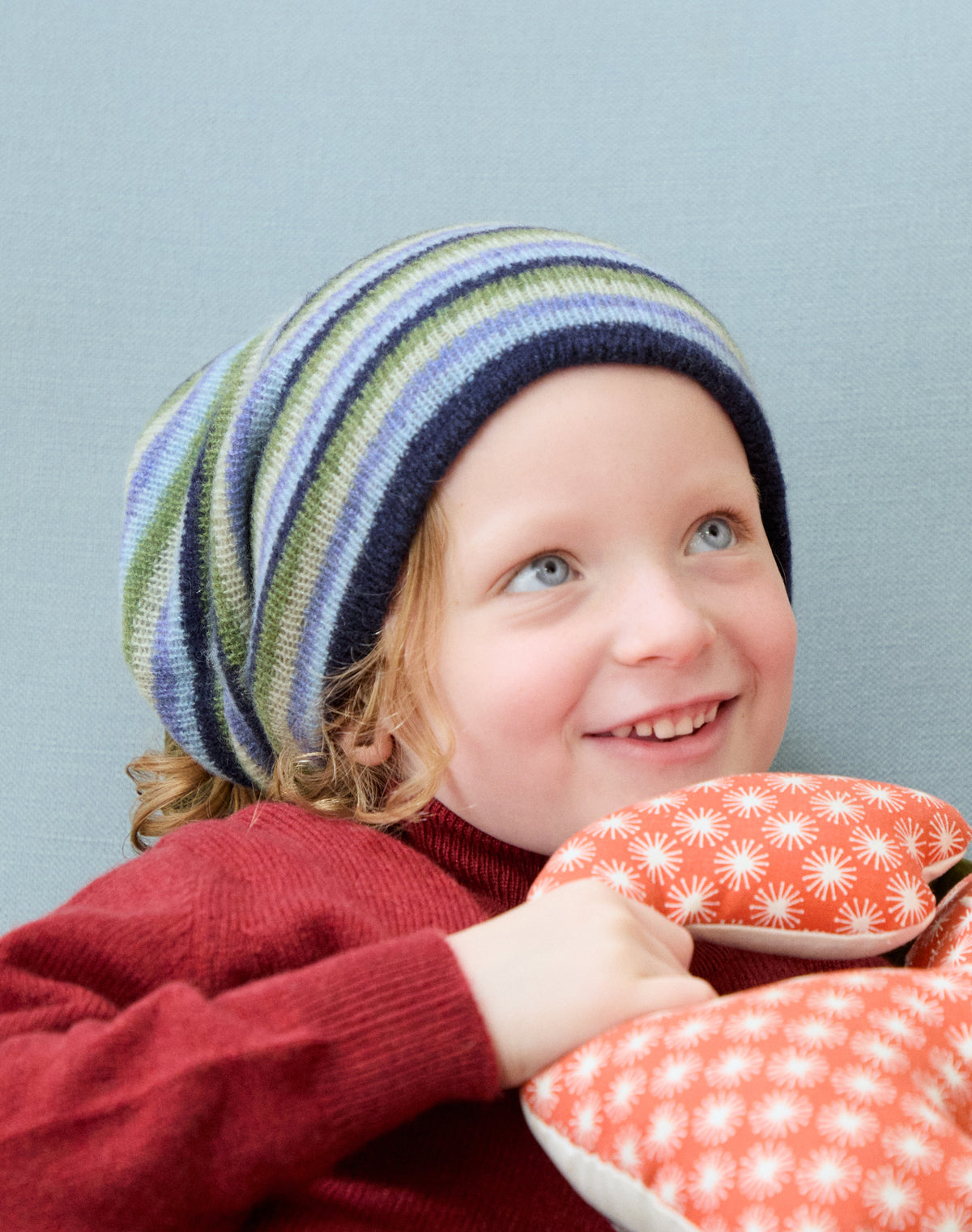 Children's Cashmere Stripy Snood