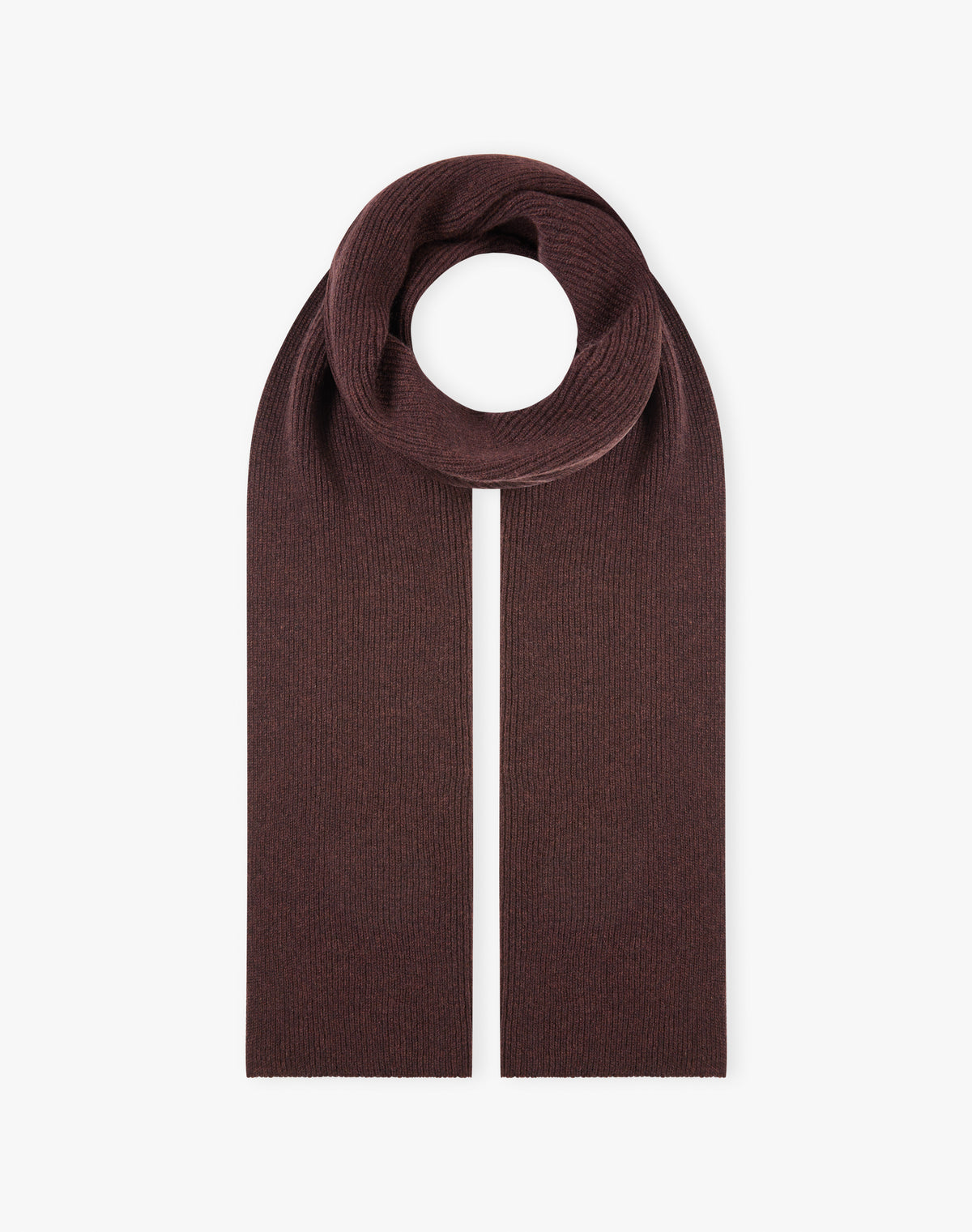 Cashmere Ribbed Scarf