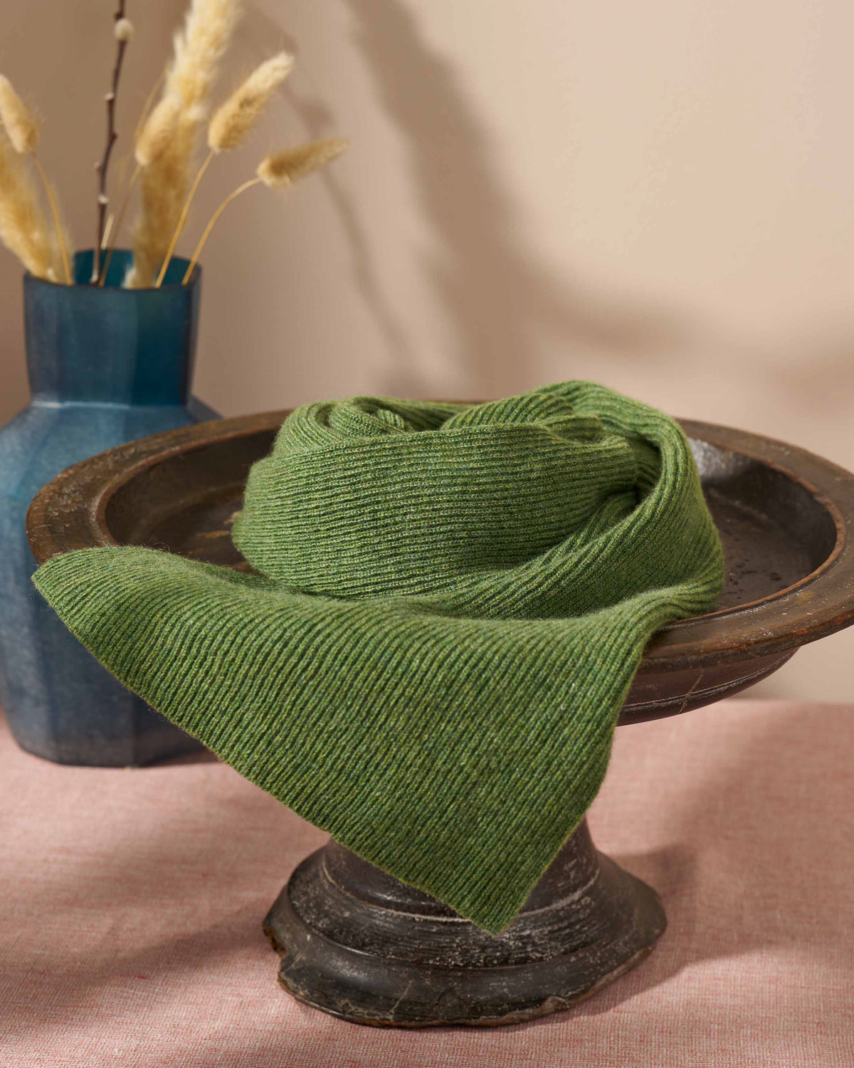 Cashmere Ribbed Scarf