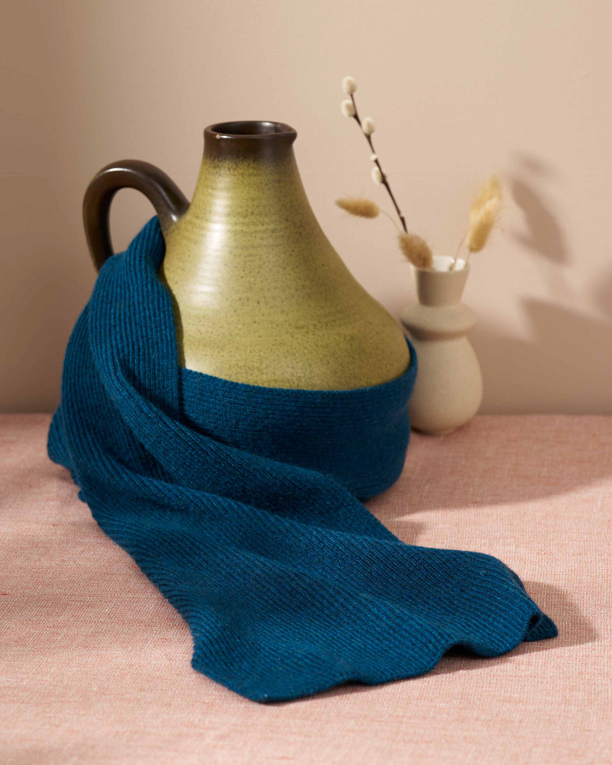 Cashmere Ribbed Scarf